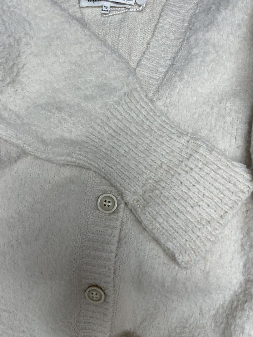Maison Margiela MAISON MARGIELA Womens Oversized Piled Cardigan Size M / US 6-8 / IT 42-44 - 9 Thumbnail