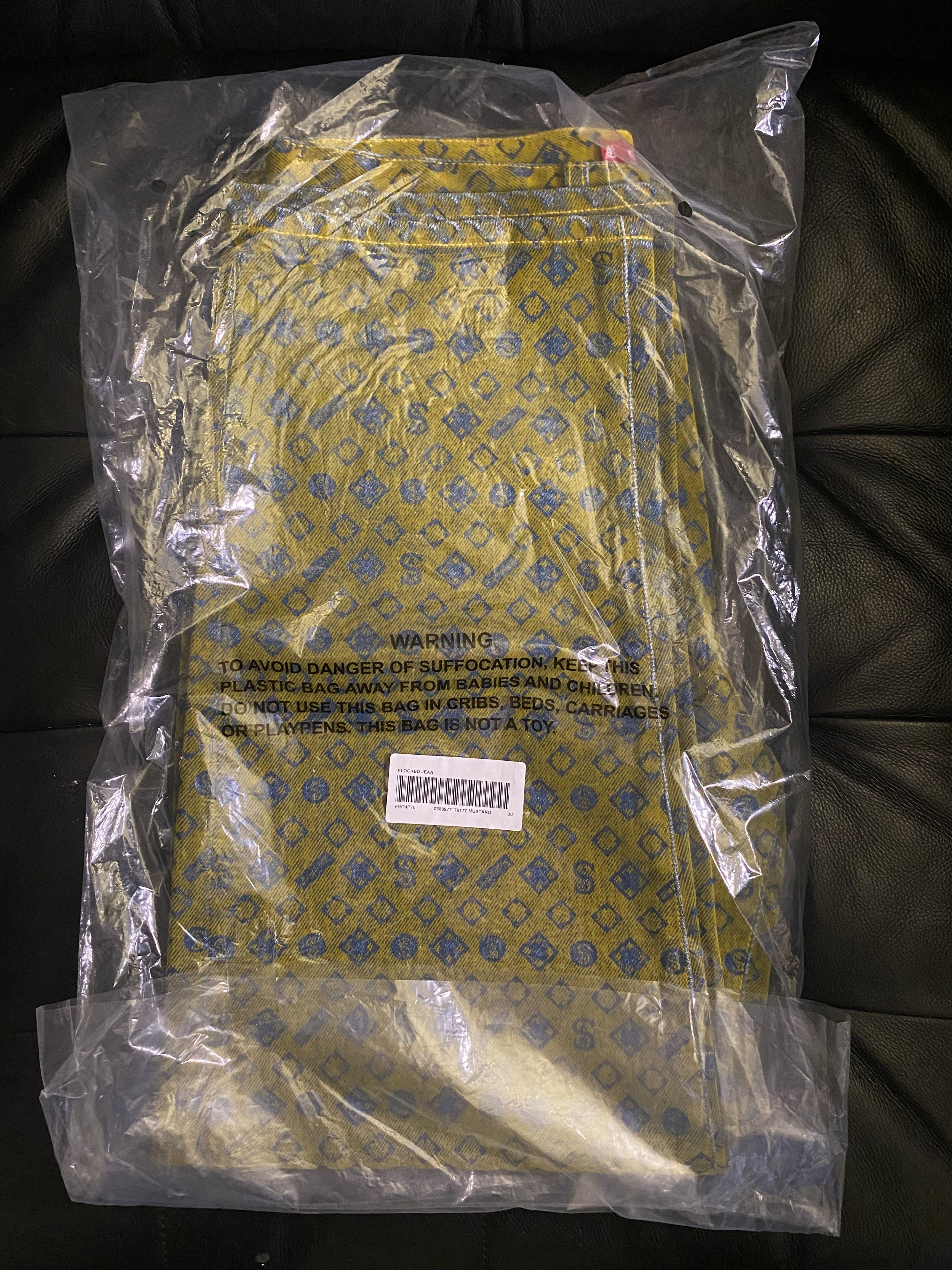 Supreme Supreme Flocked Loose Fit Jean Size US 30 / EU 46 - 3 Thumbnail