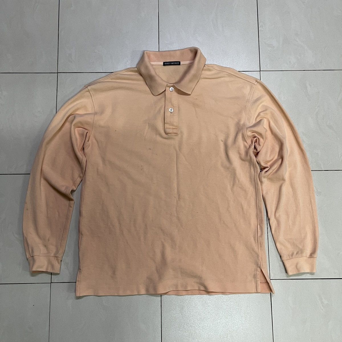 Issey Miyake × Vintage Vintage Issey Miyake Longsleeve Polo Shirt Size US S / EU 44-46 / 1 - 2 Thumbnail