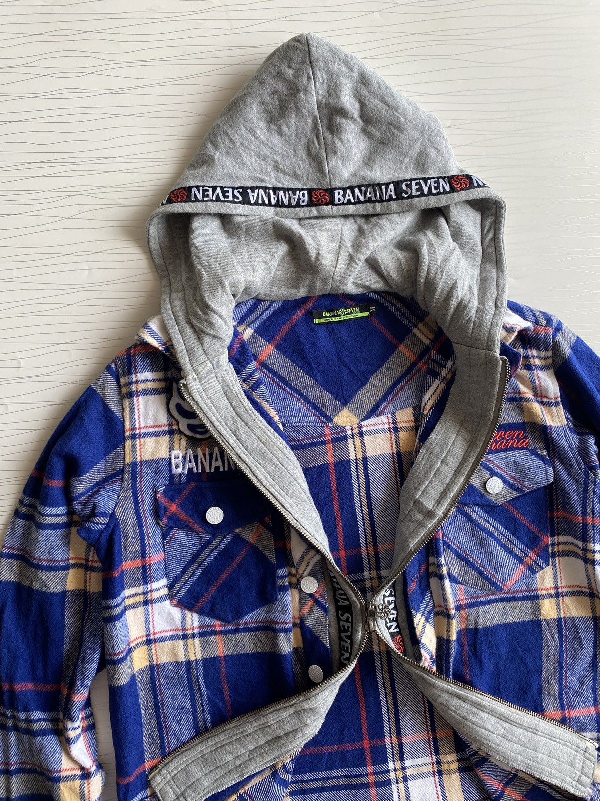 Banana Republic × Vintage BANANA SEVEN DOUBLE LAYER FLANER HOODIE Size US M / EU 48-50 / 2 - 11 Thumbnail