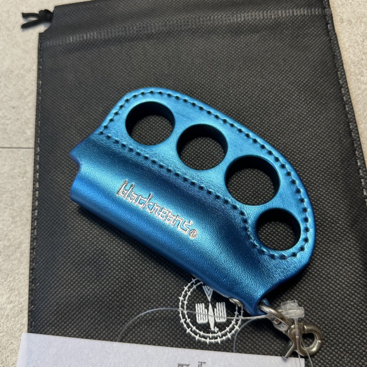 Blackmeans Blackmeans Carlskin Lether Blue Lighter Case Size ONE SIZE - 2 Thumbnail