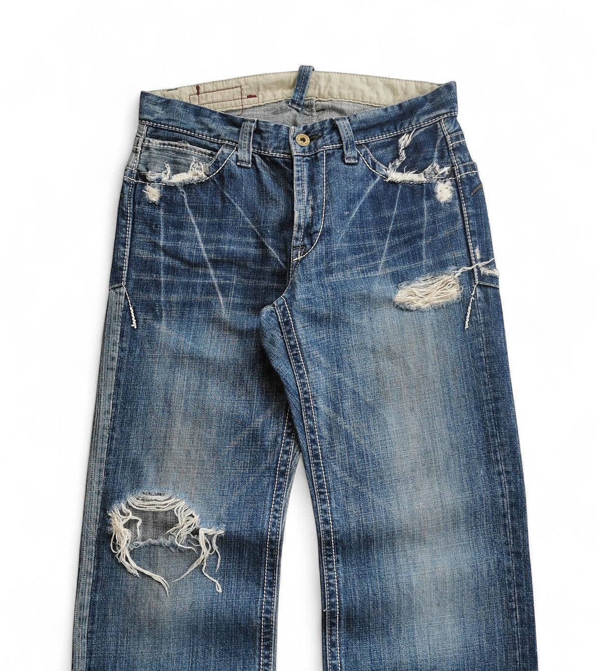 Japanese Brand Vintage Japanese Brand Style Kapital Port Patchwork Jeans Size US 30 / EU 46 - 6 Thumbnail