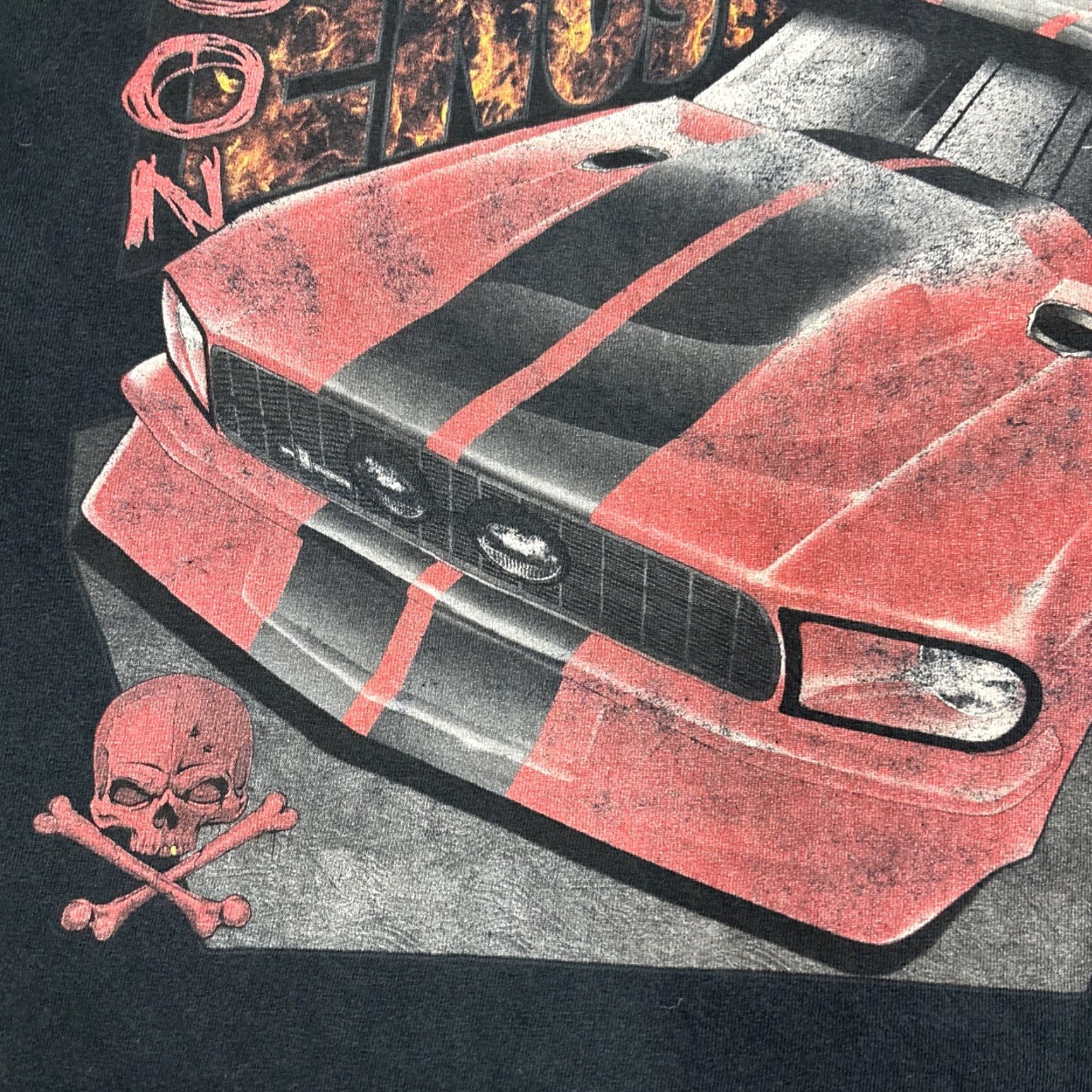 Gildan Gildan T Shirt Men 2XL Black Insinerator Drag Racing Mustang Outlaw Graphic Mens Size US XXL / EU 58 / 5 - 8 Thumbnail