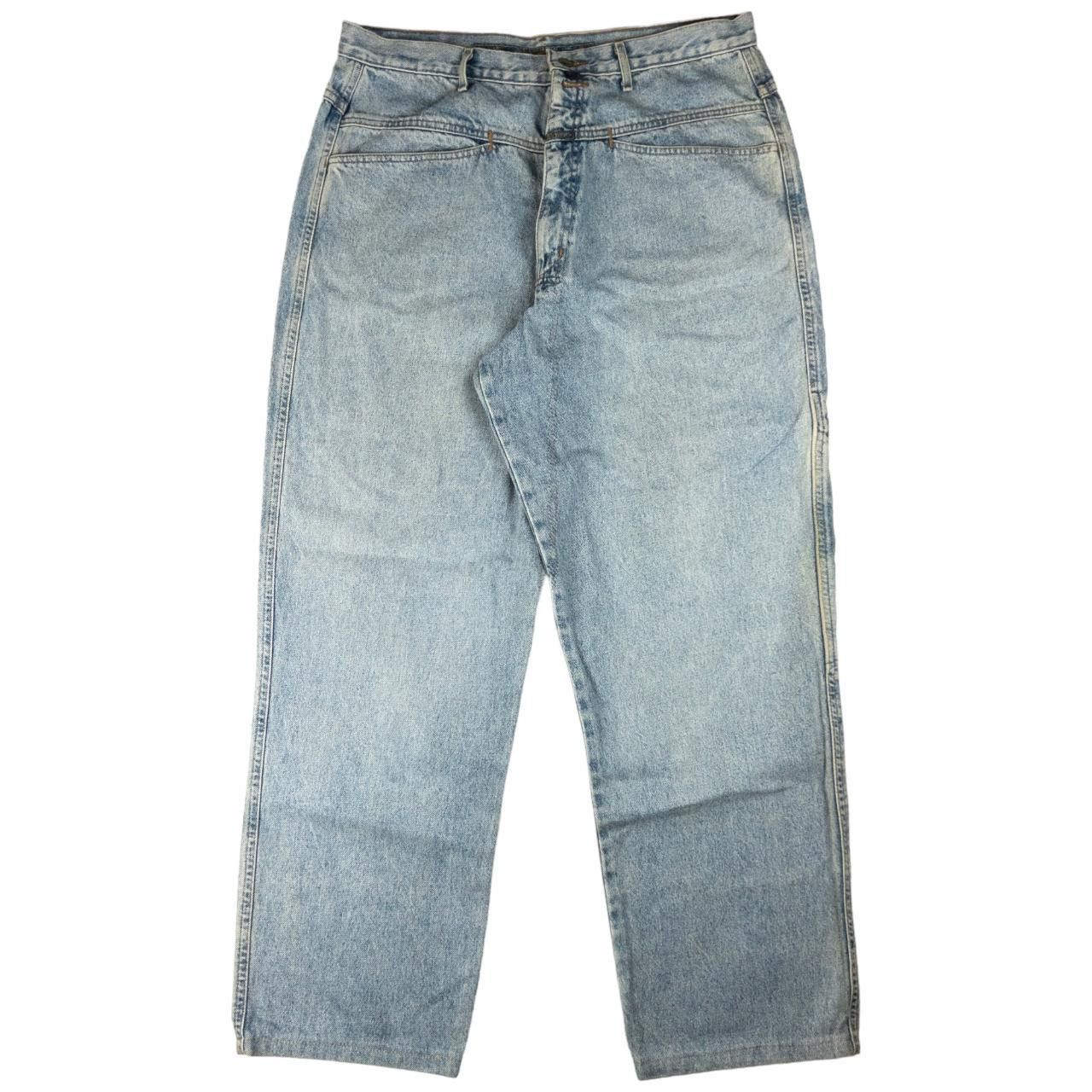Marithe + Francois Girbaud Vintage Marithe Francois Girbaud Wide Leg Denim Jeans W36 Size US 36 / EU 52 - 1 Thumbnail