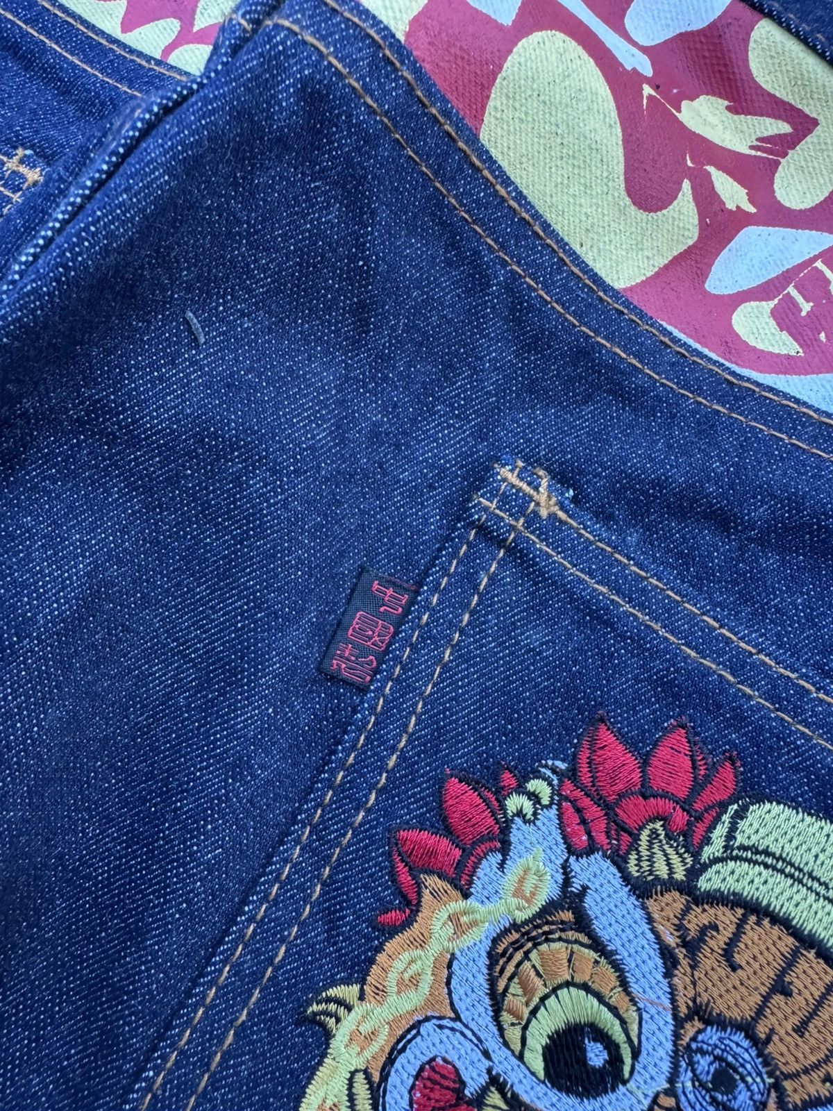 Japanese Brand HAPPY EASY ANYWAY SELVEDGE JEANS LIKE LGB STYLE Size US 44 / EU 60 - 5 Thumbnail