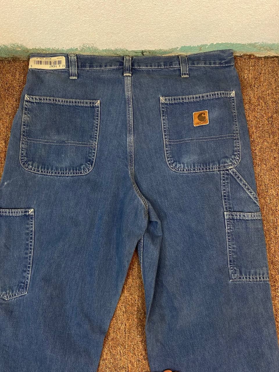 Carhartt carhartt carpenter baggy denim distressed Size US 36 / EU 52 - 3 Thumbnail