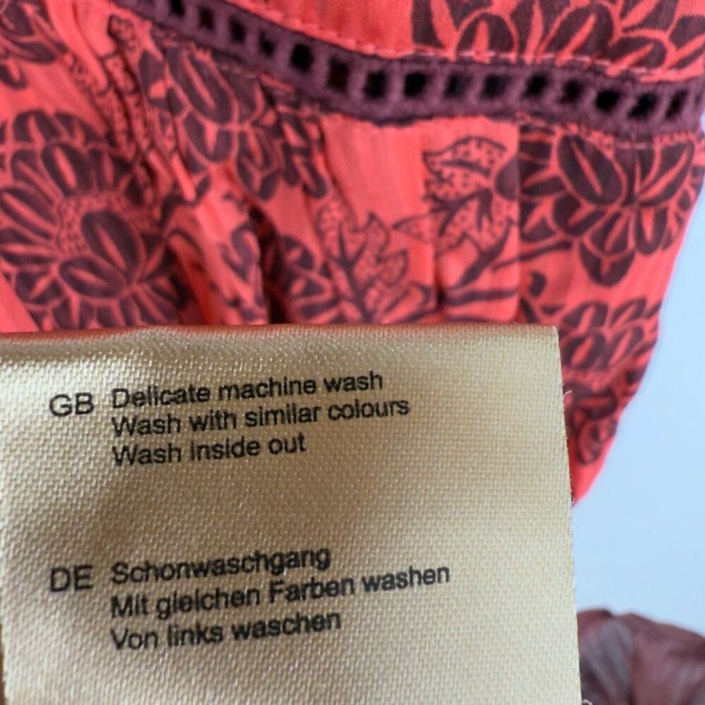 Scotch & Soda SCOTCH & SODA Bold Red Cinched Waist Ruffled Lace Ribbing S Size XS / US 0-2 / IT 36-38 - 11 Thumbnail
