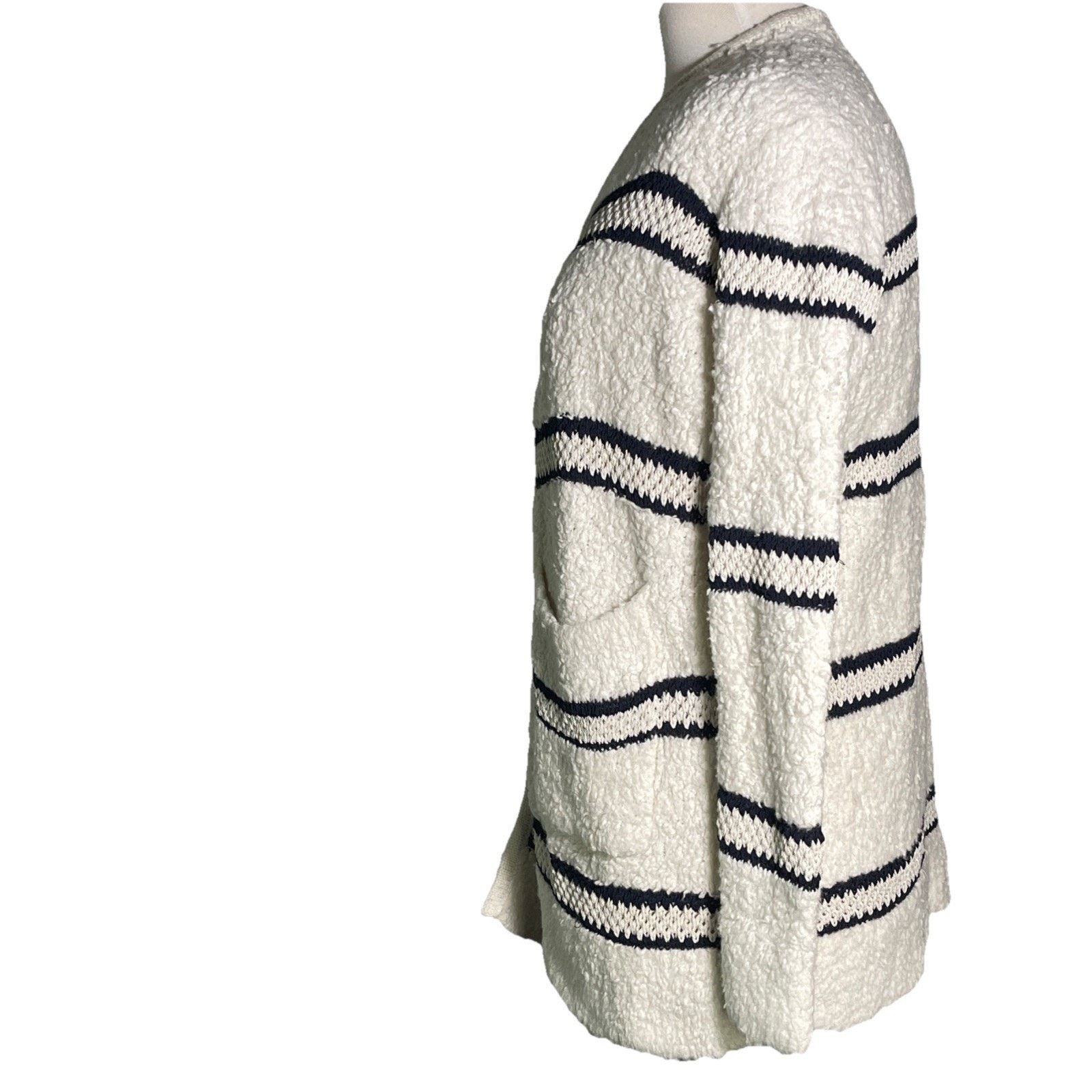 Madewell Madewell Cardigan Sweater XXS Boucle Wool Open Long Line Size XXS / US 00 / IT 34 - 3 Thumbnail