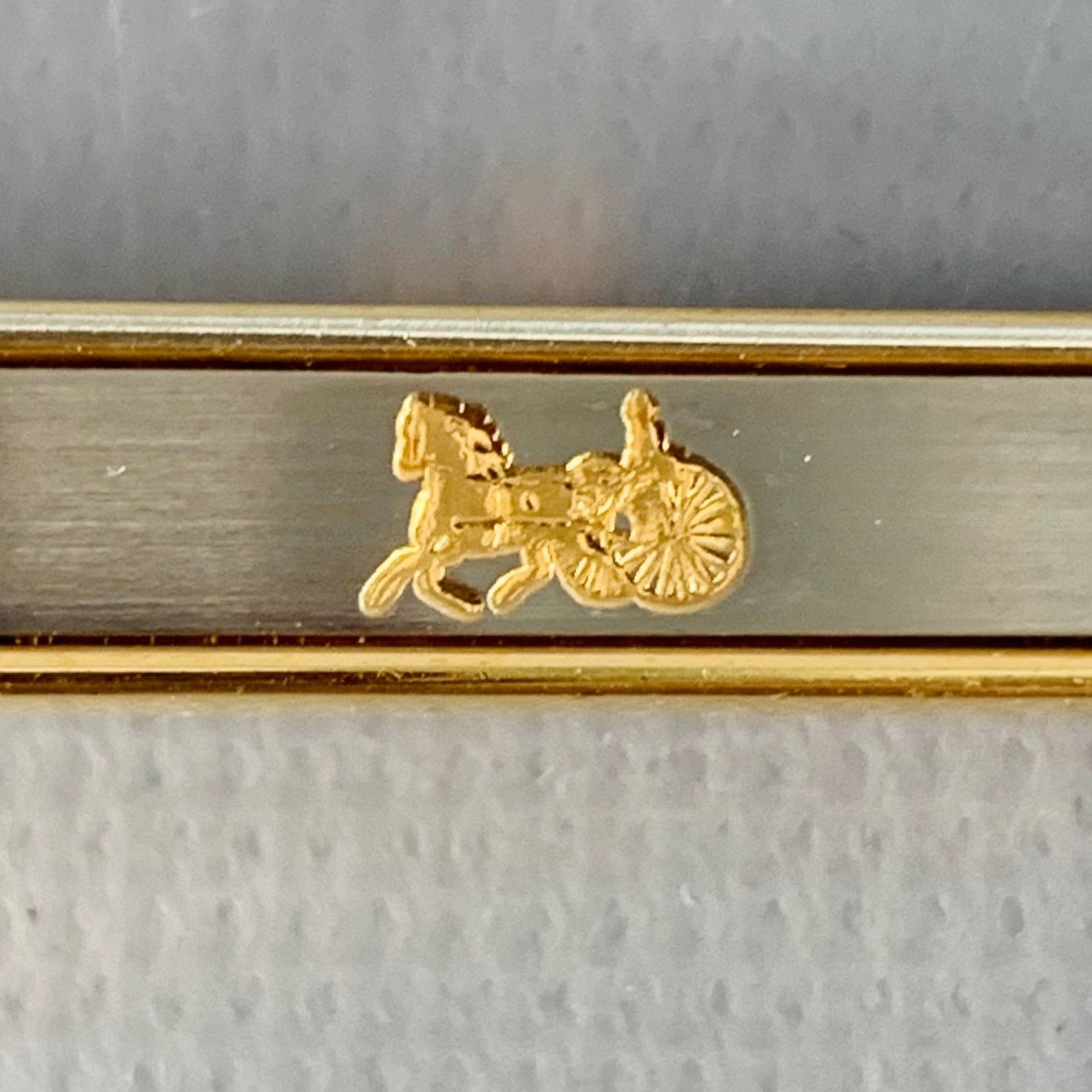 Celine CELINE Gold Logo Metal Tie Clip Size ONE SIZE - 2 Thumbnail