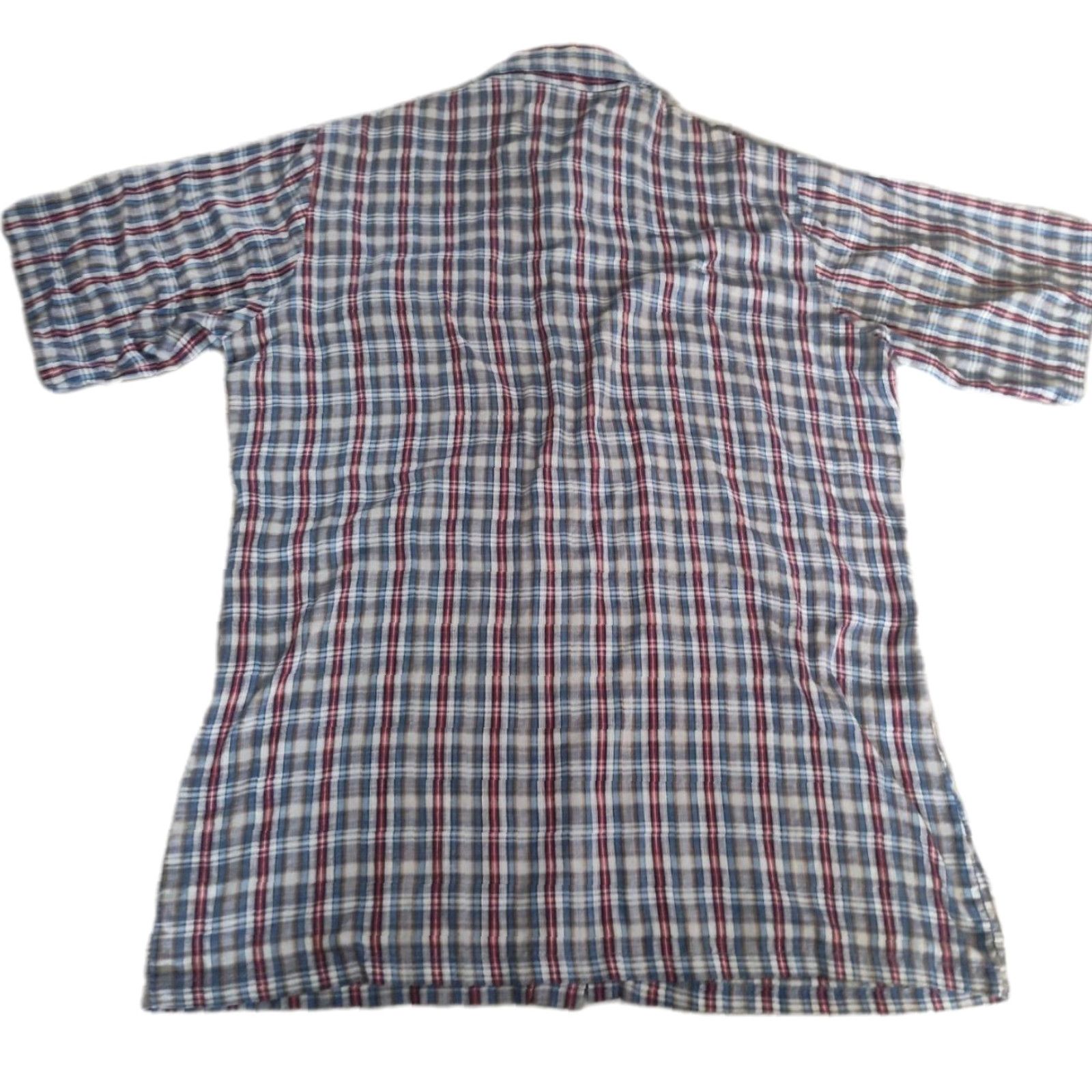 Vintage Vintage 70s Corzini Shirt 2XL Mens Plaid Button Up Shirt Single Chest Pocket Size US XXL / EU 58 / 5 - 2 Thumbnail
