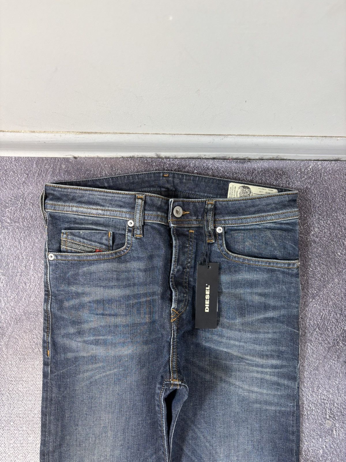 Diesel Diesel Buster Regular Slim Tapered NWT Stretch Denim Jeans Size US 28 / EU 44 - 5 Thumbnail