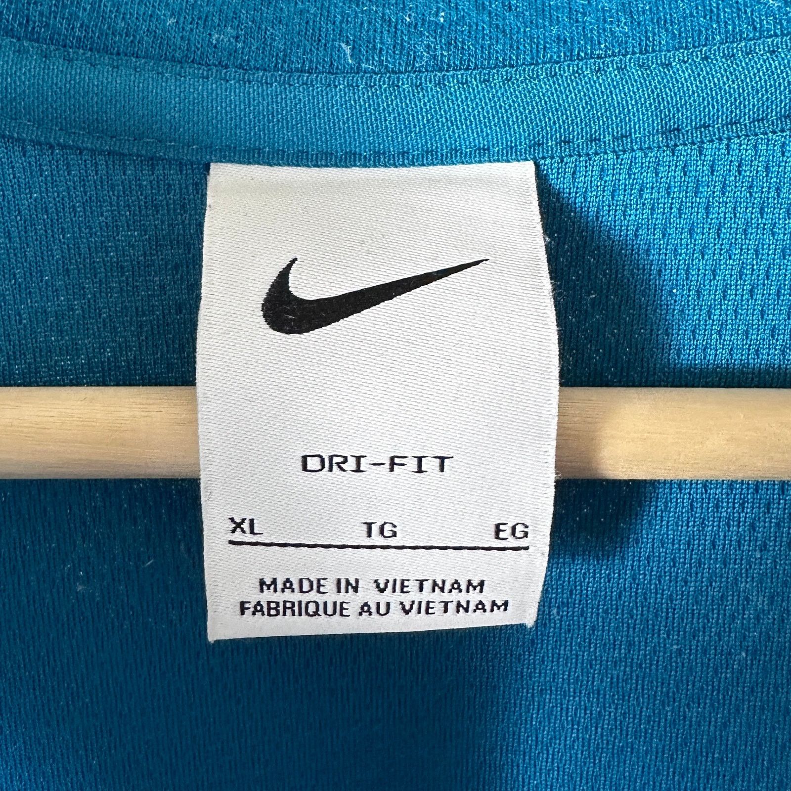 Nike Dri-Fit Blue Quarter-Zip Pullover Jacket Size US XL / EU 56 / 4 - 3 Thumbnail