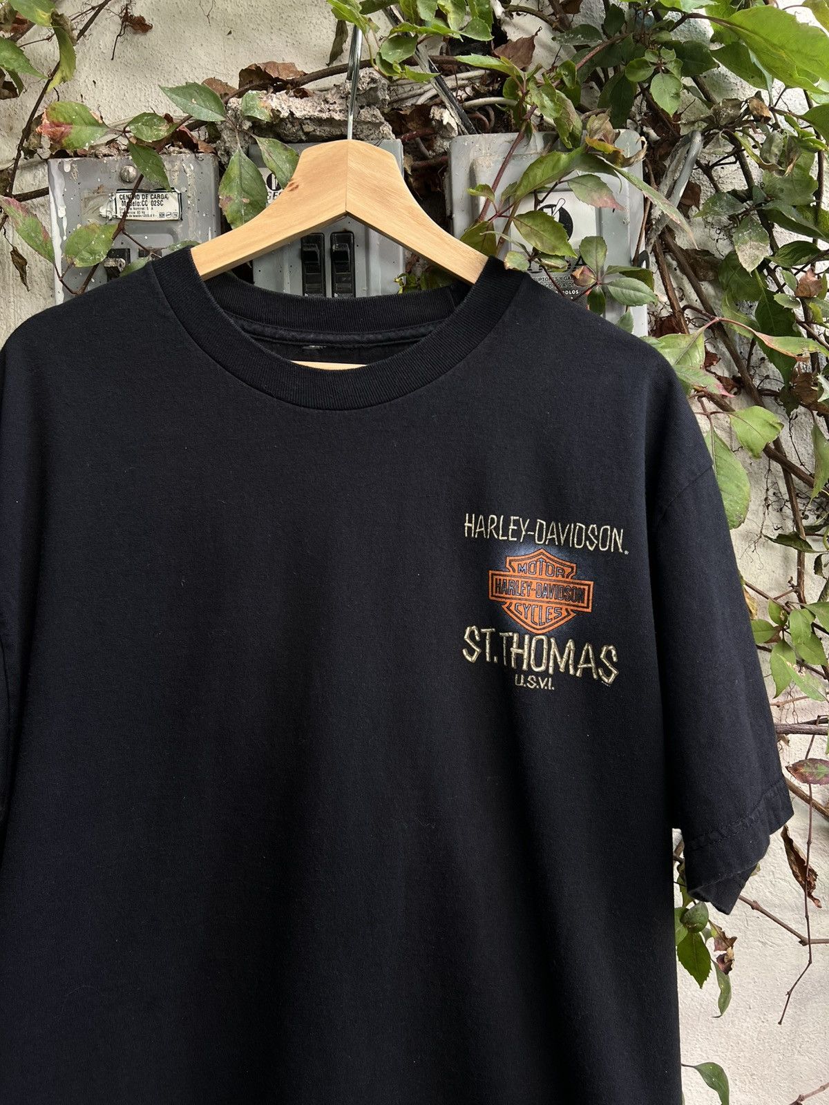 Harley Davidson 90s H-D St Thomas USVI Motorcycles Beach Tee Size US L / EU 52-54 / 3 - 2 Thumbnail