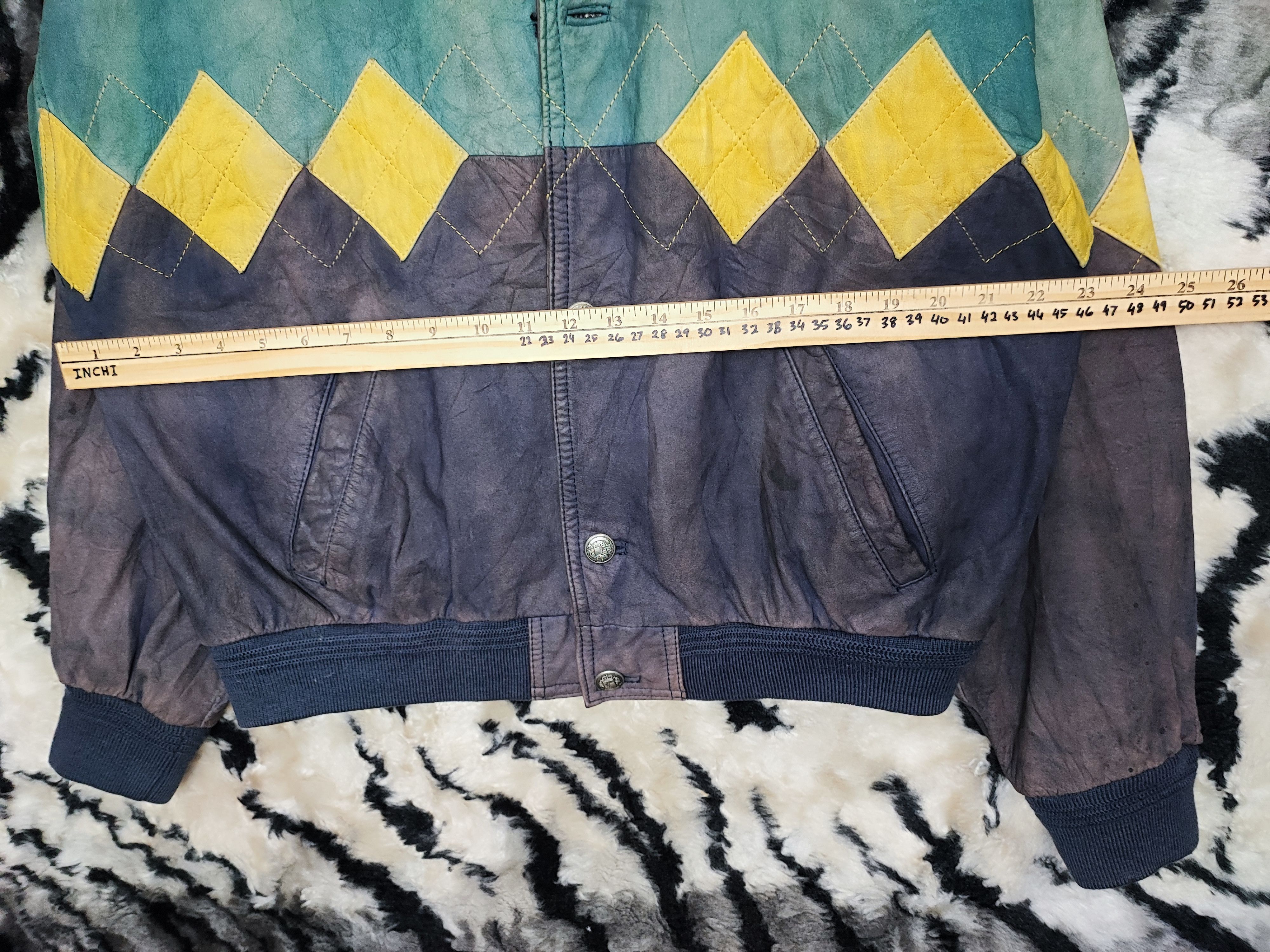 Genuine Leather Vintage 80's "Echtes Leder" Genuine Leather Motorcycle Biker Size US L / EU 52-54 / 3 - 7 Thumbnail