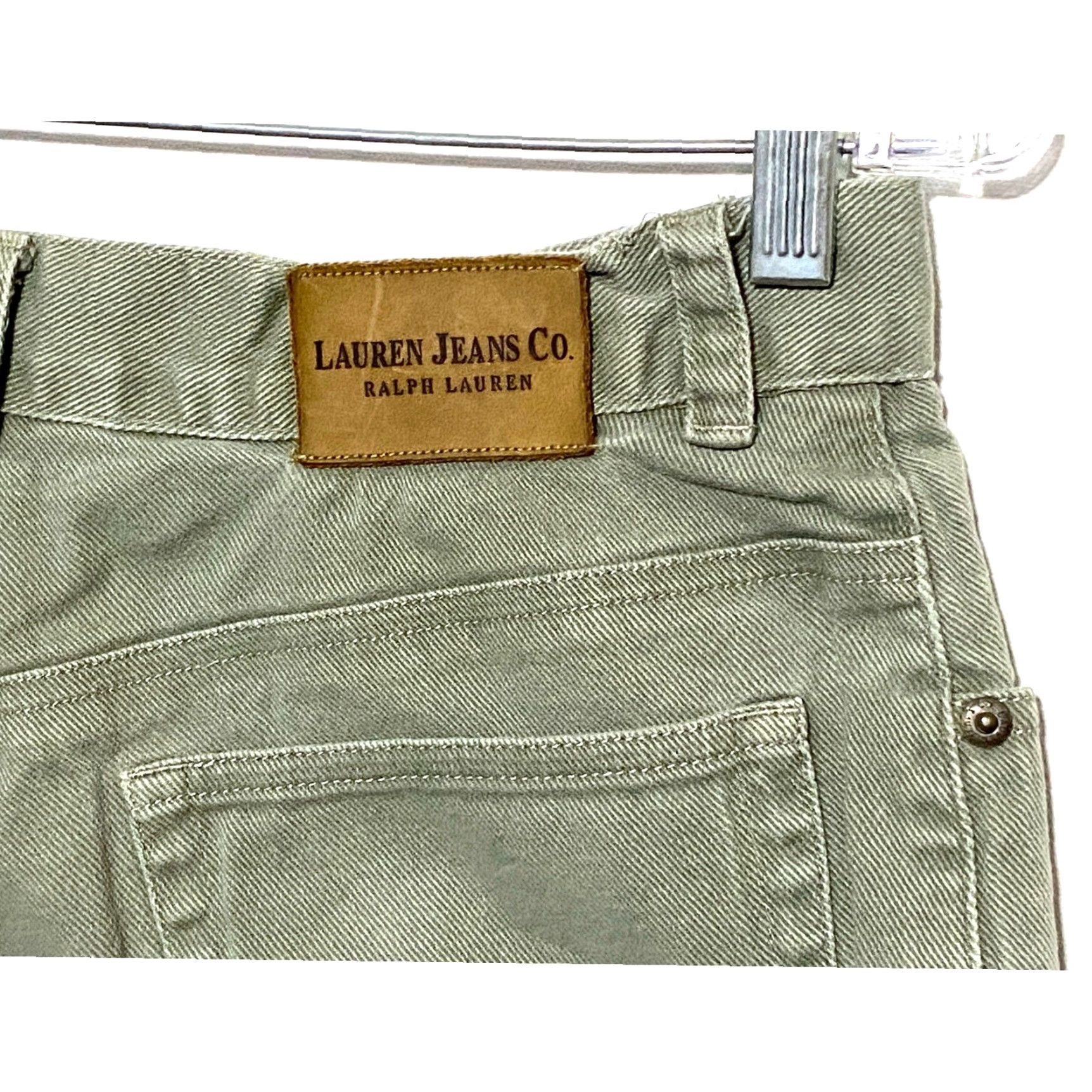 Ralph Lauren Ralph Lauren Jeans Co. Straight High Waist Stretch Womens 8 Green Preppy Casual Normcore 5-Pocket Denim Jeans andnbsp; Womens Size 30" / US 8 / IT 44 - 4 Thumbnail