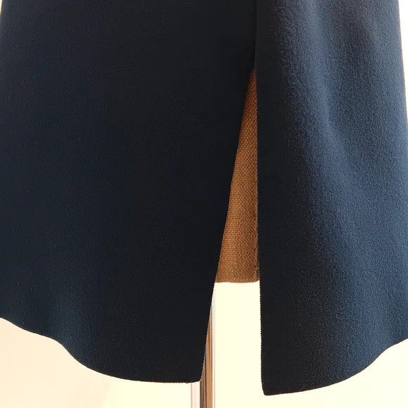 Lafayette 148 LAFAYETTE 148 Responsible Matte Crepe Mockneck Tunic-Lido Bl Size L / US 10 / IT 46 - 10 Thumbnail
