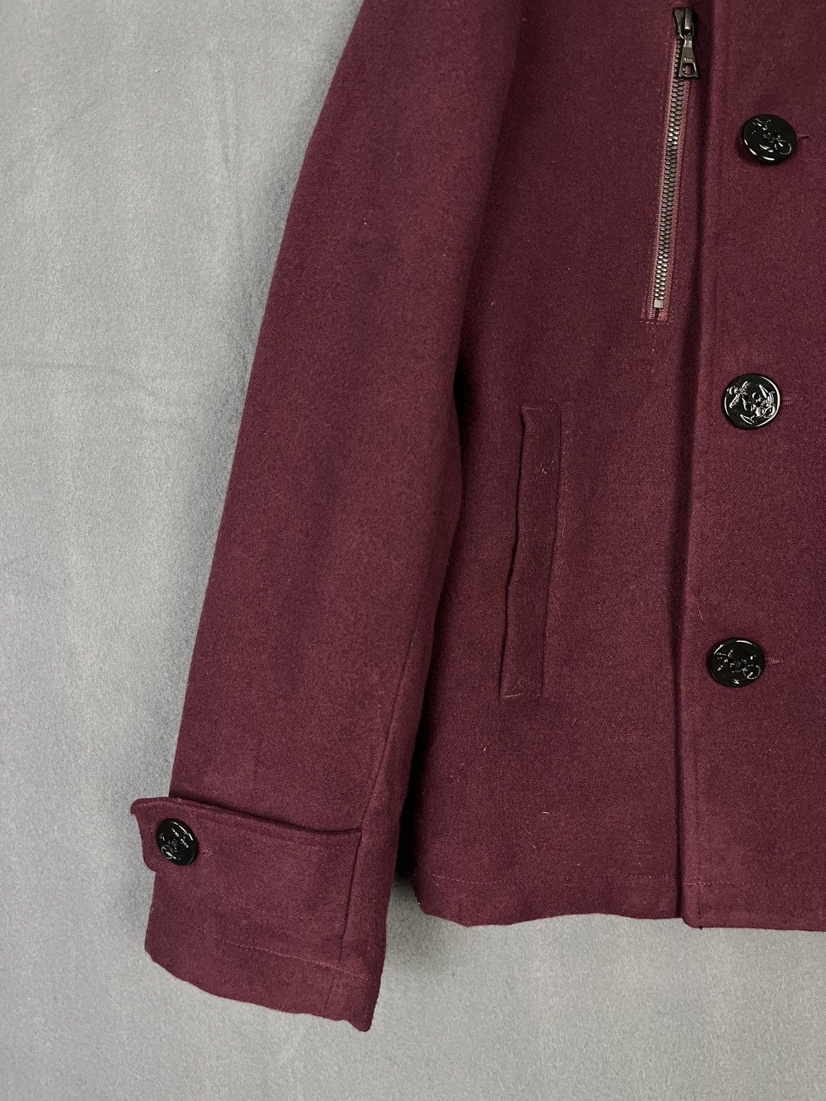 Beams Plus × Japanese Brand × Vintage Beams Heart Double Breasted Wool Cropped Jacket Size S / US 4 / IT 40 - 5 Thumbnail
