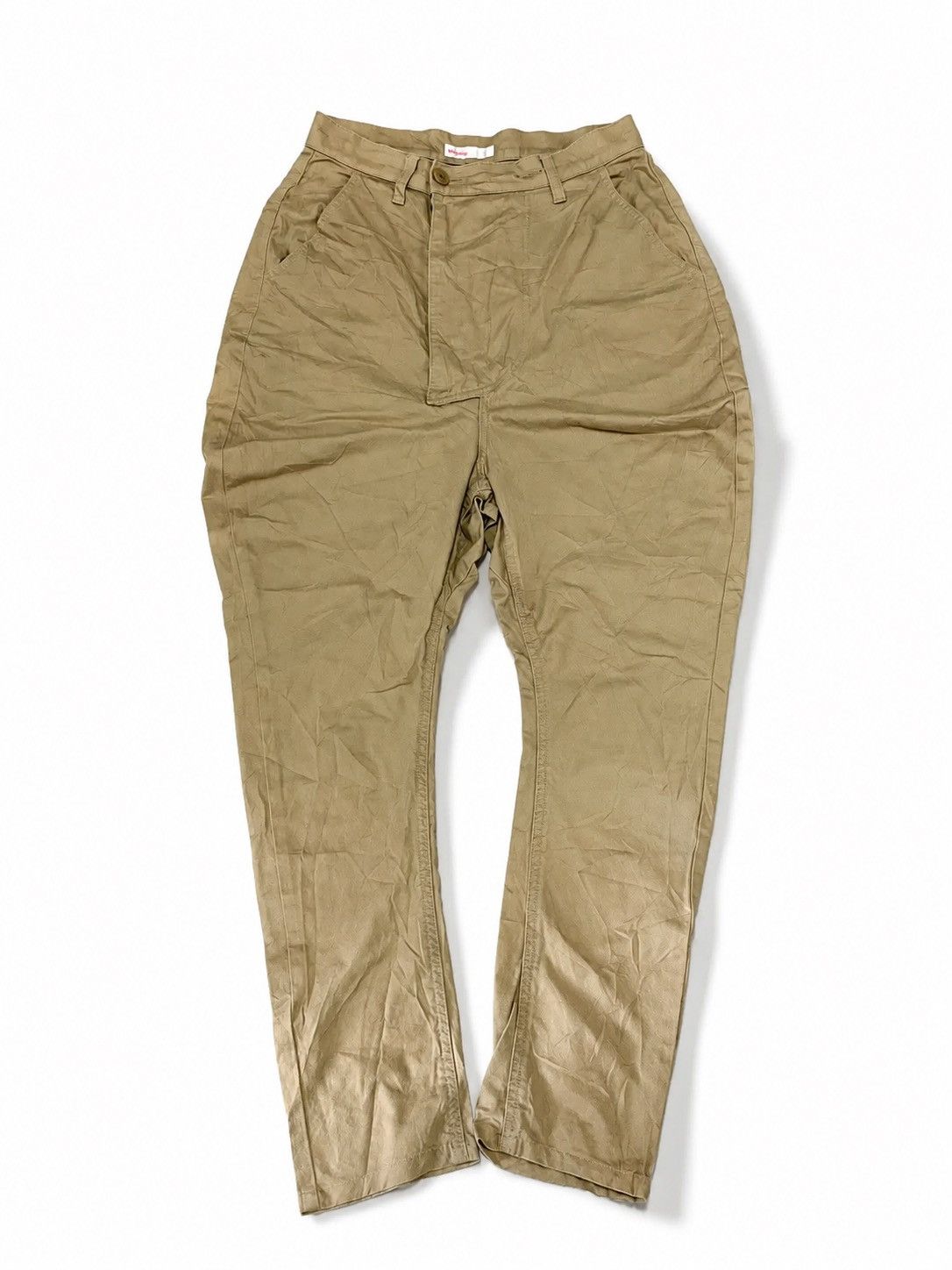 Ne-Net Ne-net Japan by Issey Miyake Khaki Cotton Chino Pants Size US 28 / EU 44 - 1 Thumbnail