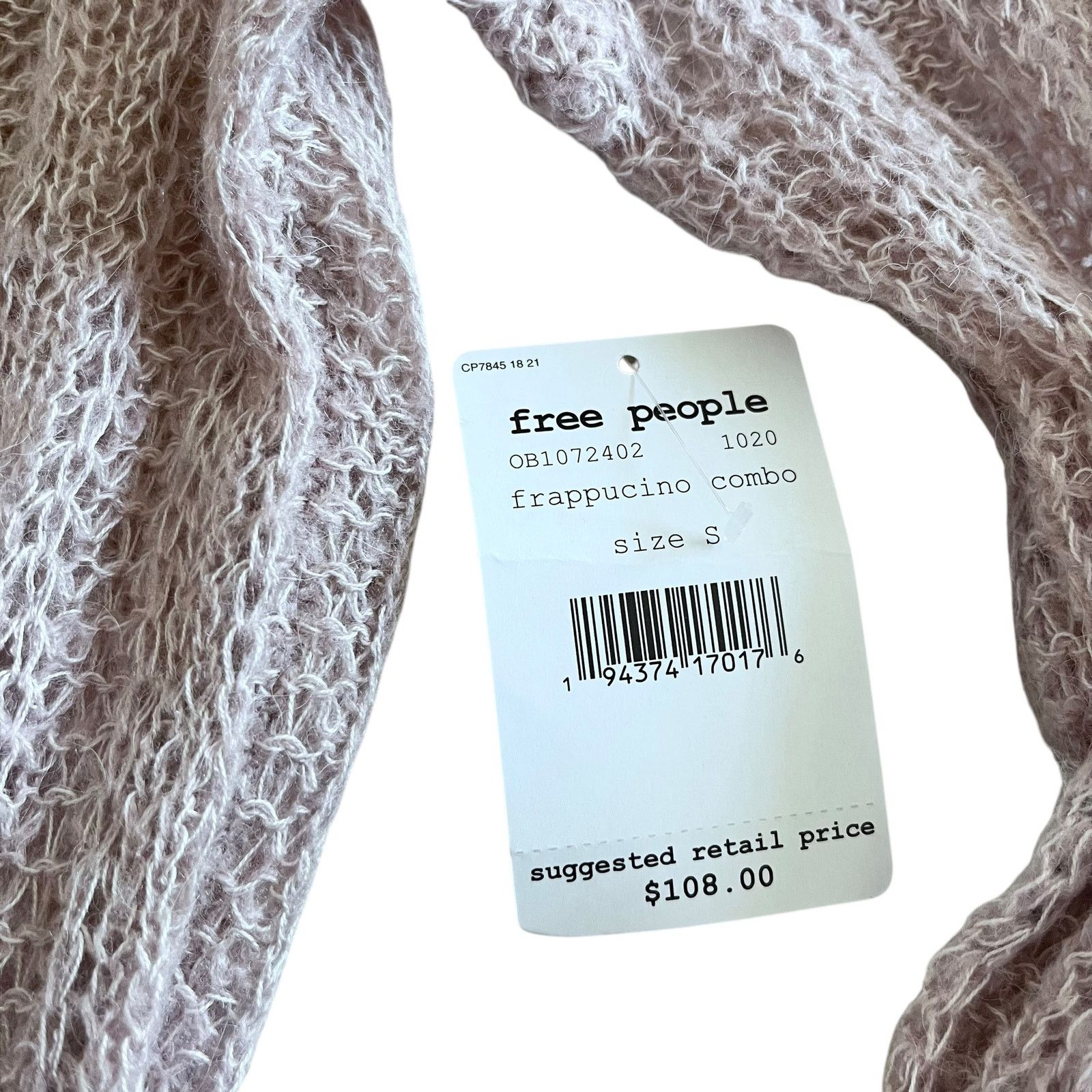 Free People Free People Angel Soft Frappuccino Blush Pink Knit Sweater Size S / US 4 / IT 40 - 5 Thumbnail