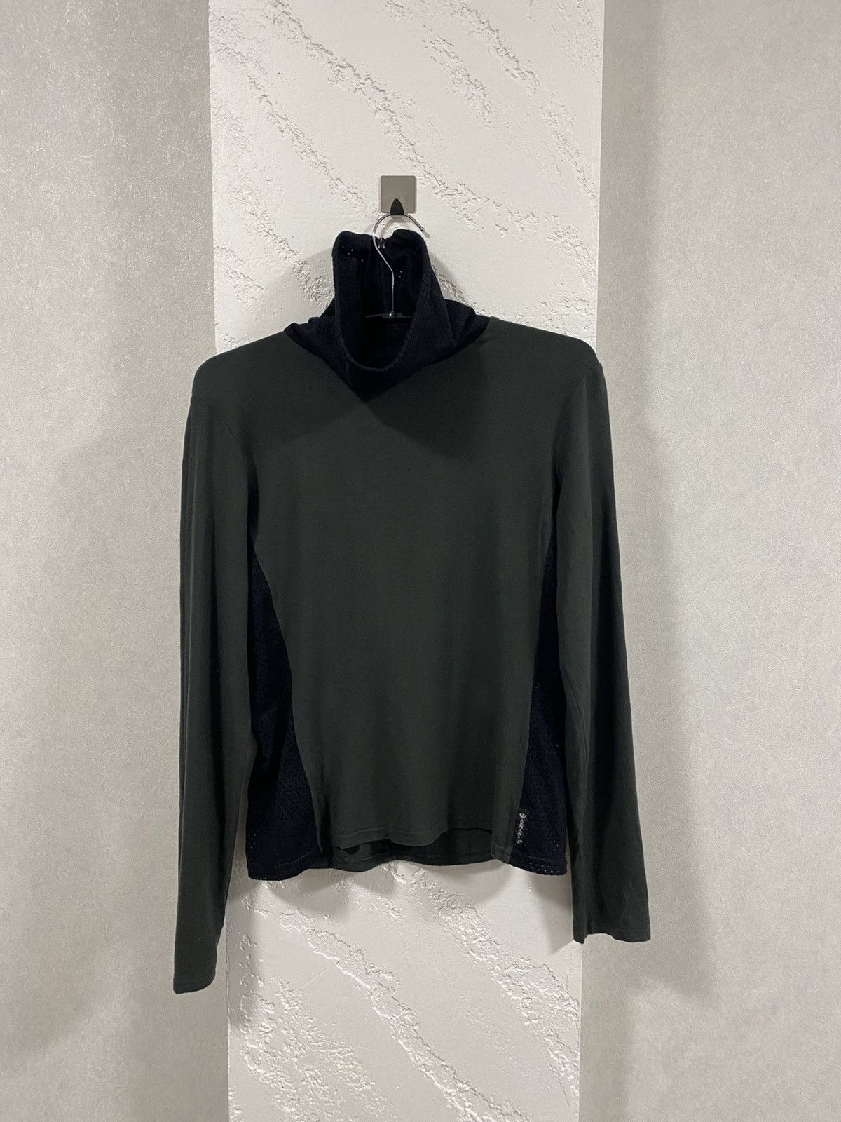 Giorgio Armani × Vintage Rare Armani Archive Cycling Long Sleeve Mesh Jersey Size L / US 10 / IT 46 - 2 Thumbnail