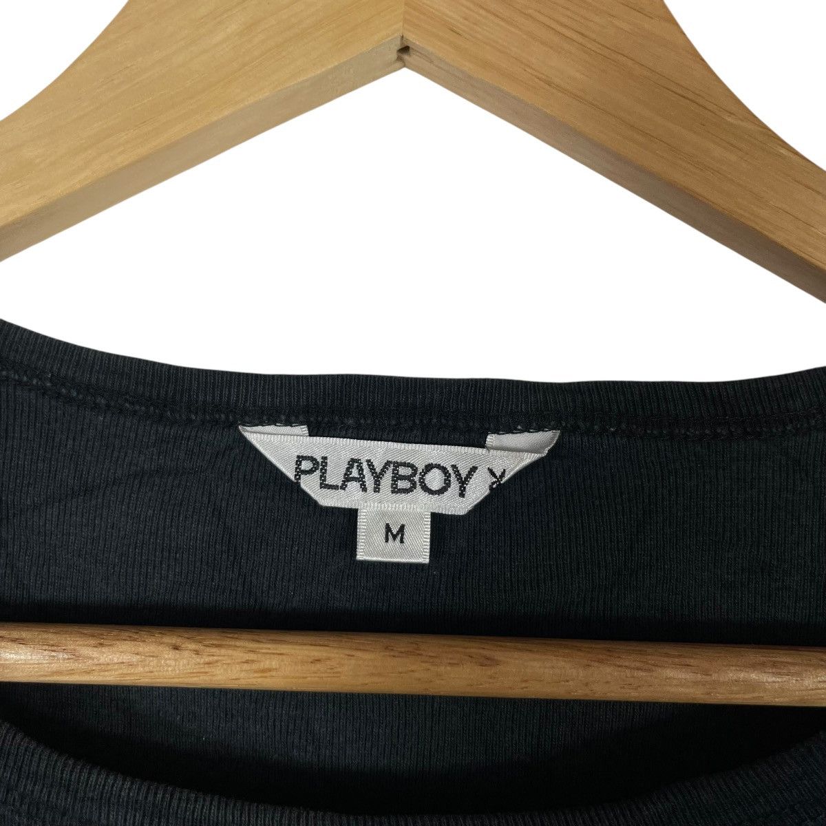Vintage PLAYBOY ALLOVER LOGO GRAPHIC LONG SLEEVE T-SHIRT STREETWEAR Size M / US 6-8 / IT 42-44 - 3 Thumbnail