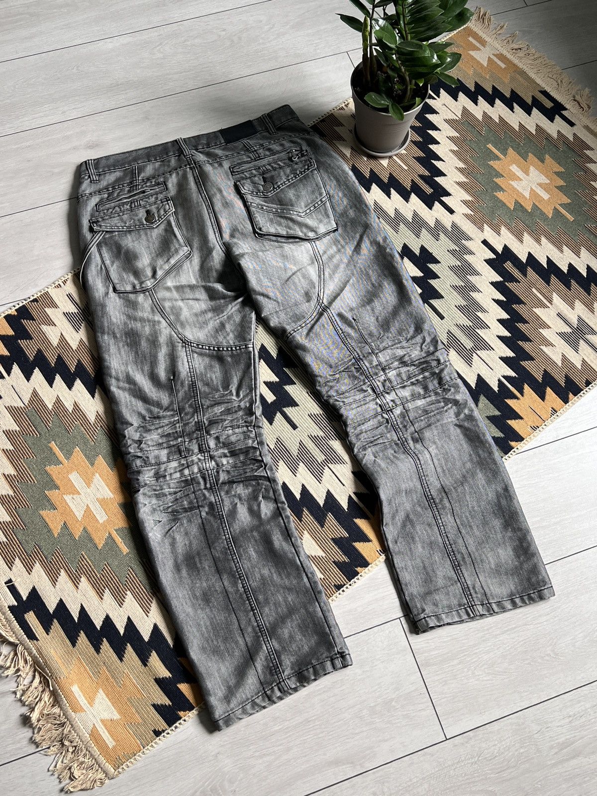 No Fear Vintage No Fear Baggy Y2K Denim Pants Size US 34 / EU 50 - 4 Thumbnail