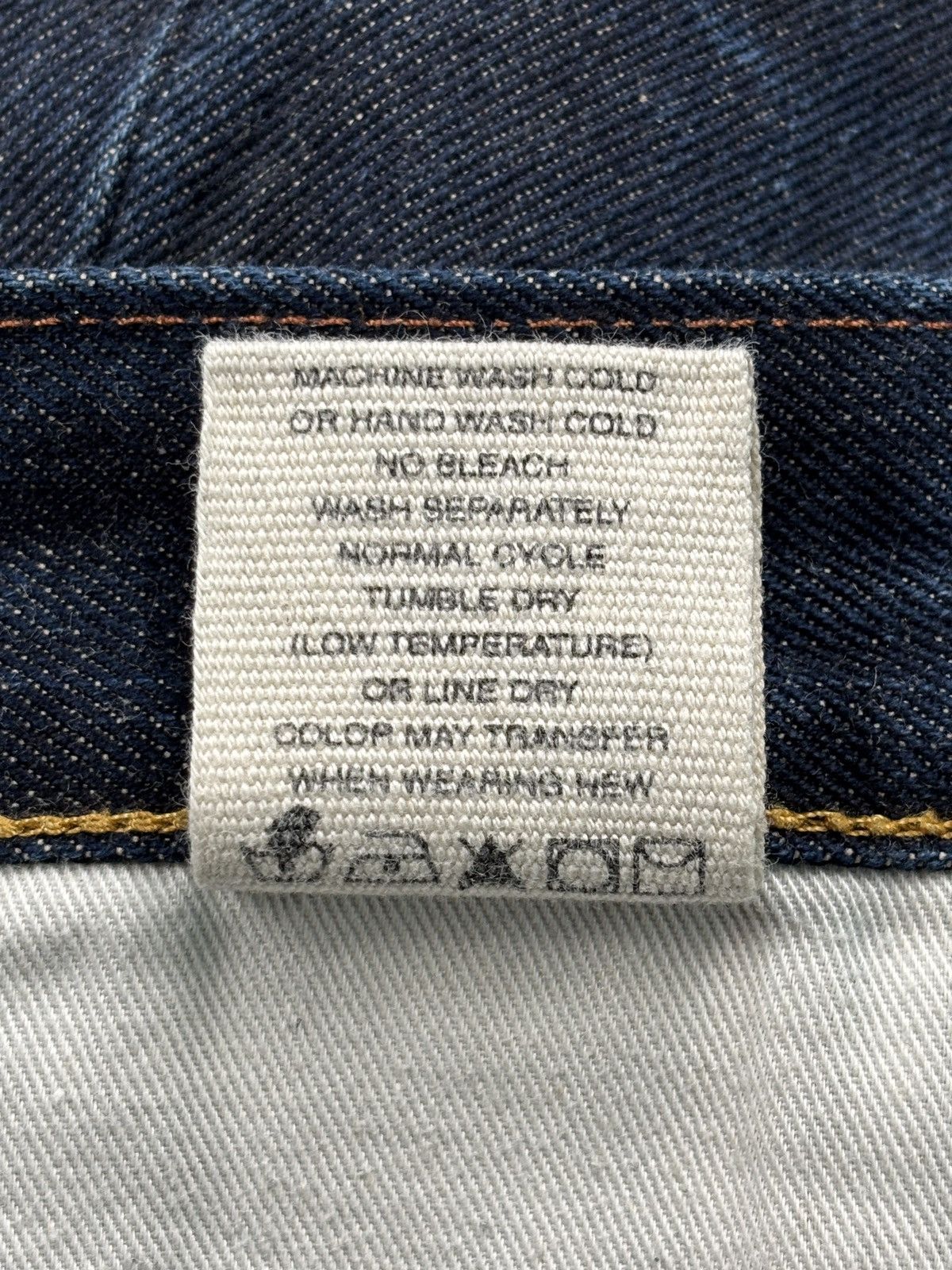 Evisu Lot.0001 White Print Daicock Selvedged Jeans Size US 32 / EU 48 - 14 Thumbnail