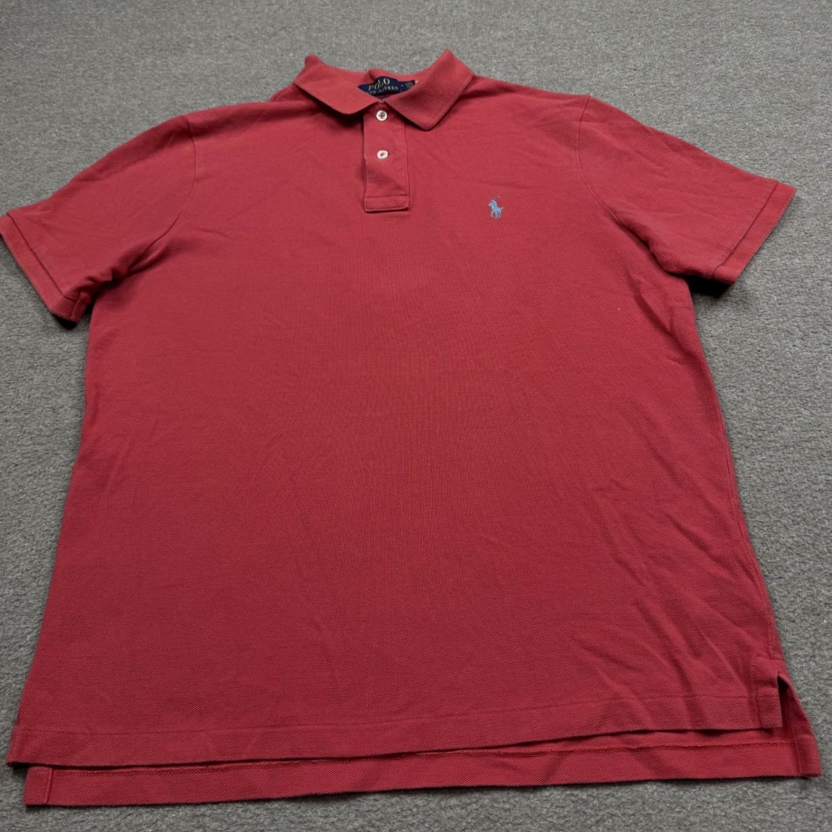 Polo Ralph Lauren Polo Ralph Lauren Shirt Mens M Red Short Sleeve Classic Preppy Golf Rugby Size US M / EU 48-50 / 2 - 2 Thumbnail