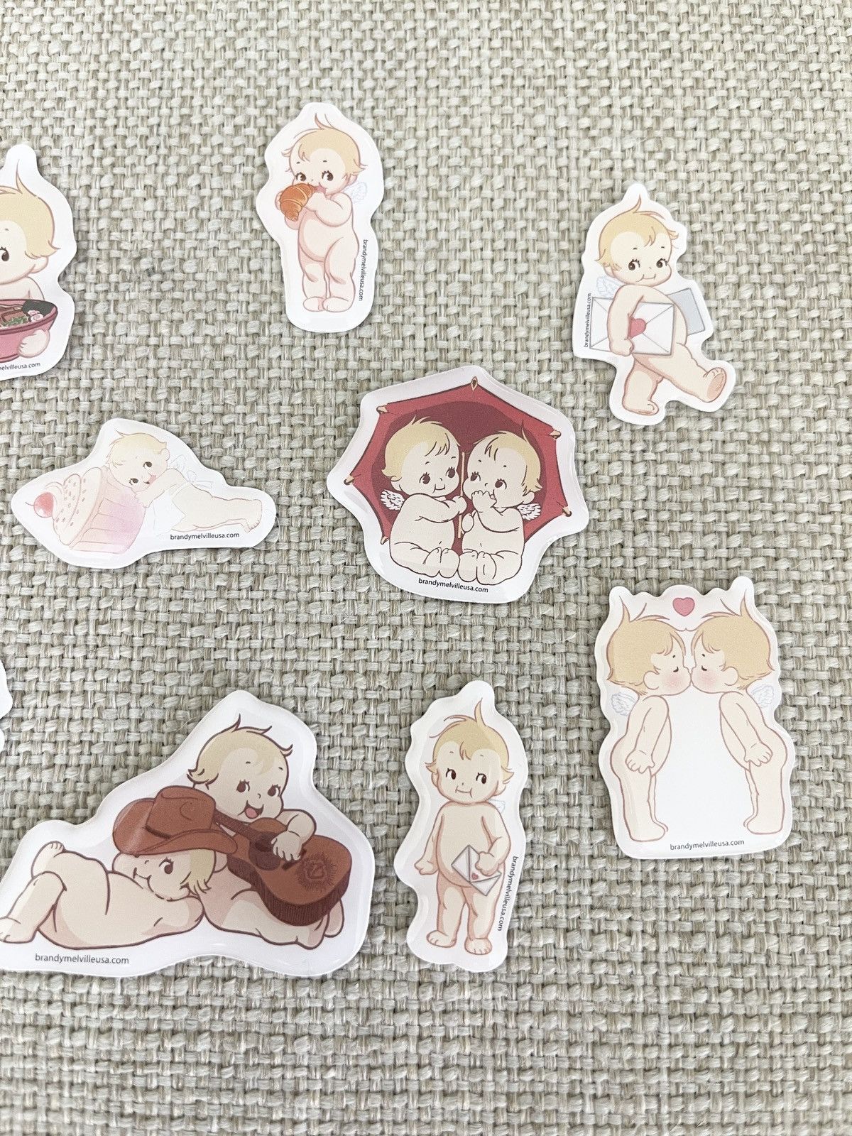 Vintage STEAL! Brandy Melville Y2K Babies Puffy Stickers Set Size ONE SIZE - 3 Thumbnail