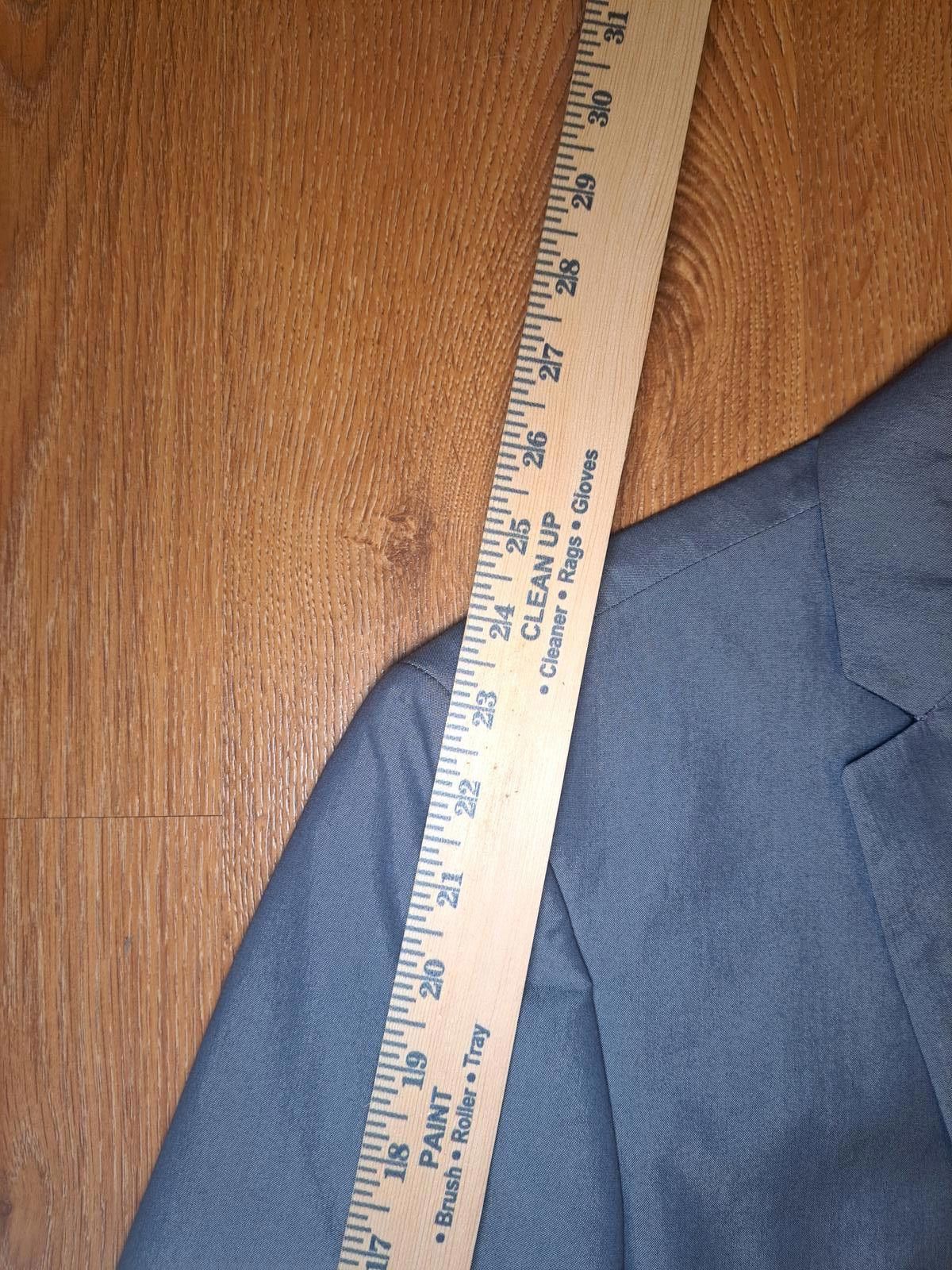 John Varvatos John Varvatos Sport Coat Mens 36R Silver Gray Cotton Blend Size 36R - 12 Thumbnail