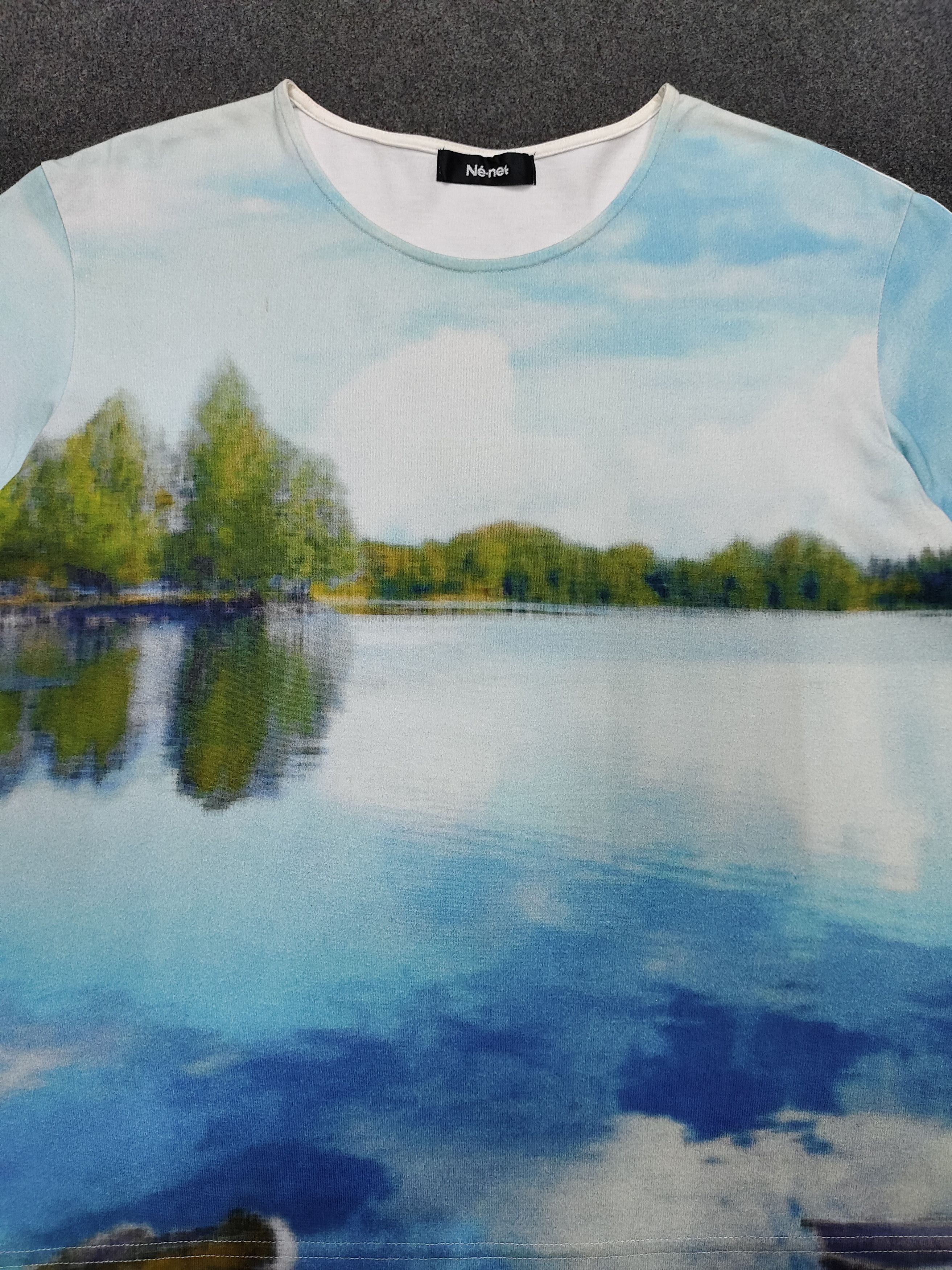 Ne-Net RARE🔥Nenet 🇯🇵 by Issey Miyake Beautiful Art Tshirt Size M / US 6-8 / IT 42-44 - 2 Thumbnail