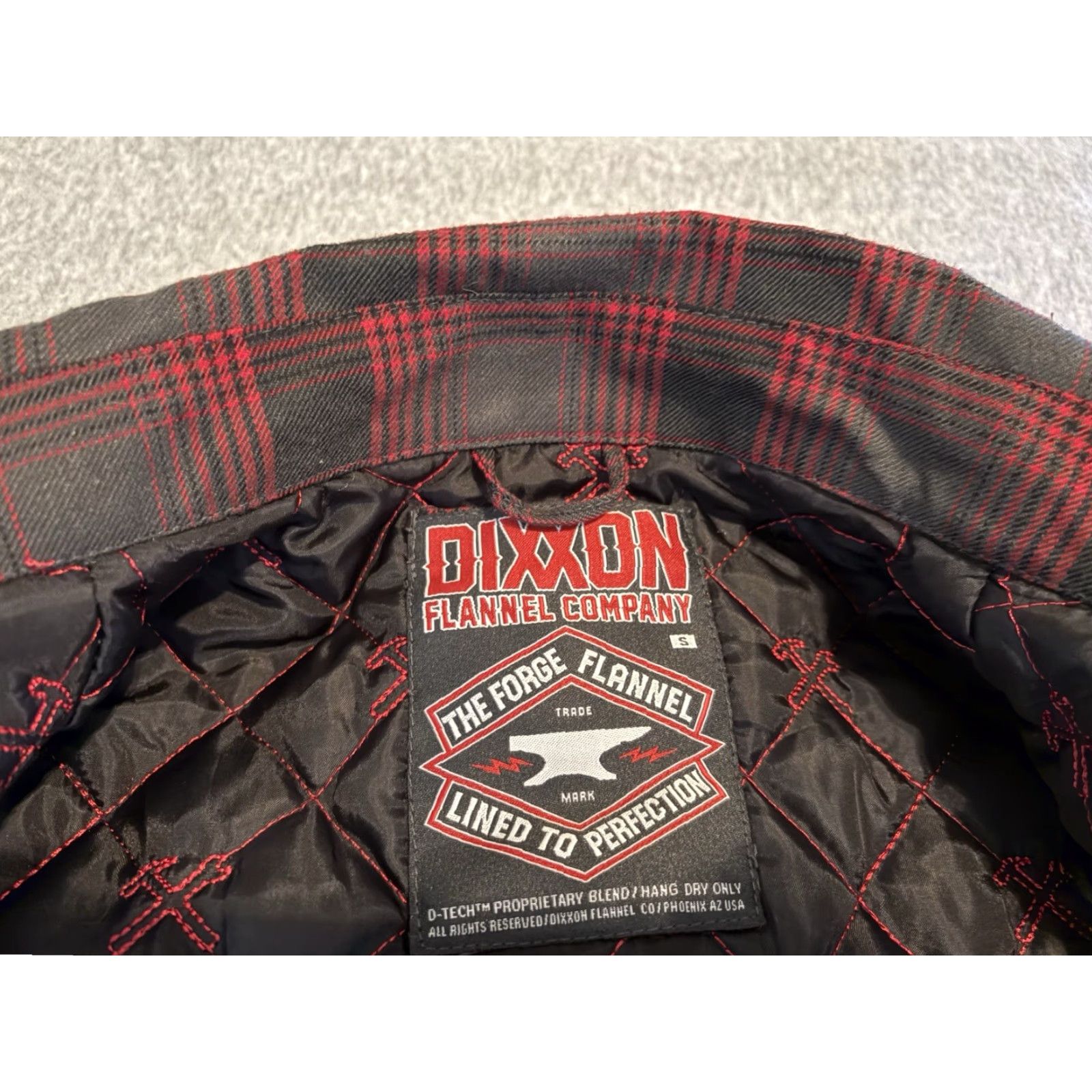 Vintage Dixxon Flannel Co Jacket Red Plaid Quilted Liner The Forge Full Zip Mens Small Shacket S Red Mens Size Small Size US S / EU 44-46 / 1 - 4 Thumbnail