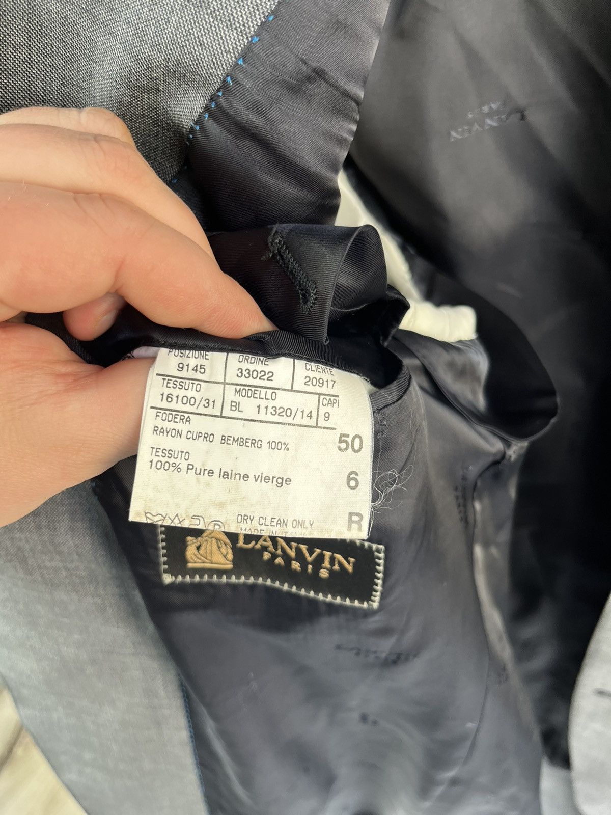 Lanvin Lanvin Paris suit luxury size 50 Size 50R - 11 Thumbnail