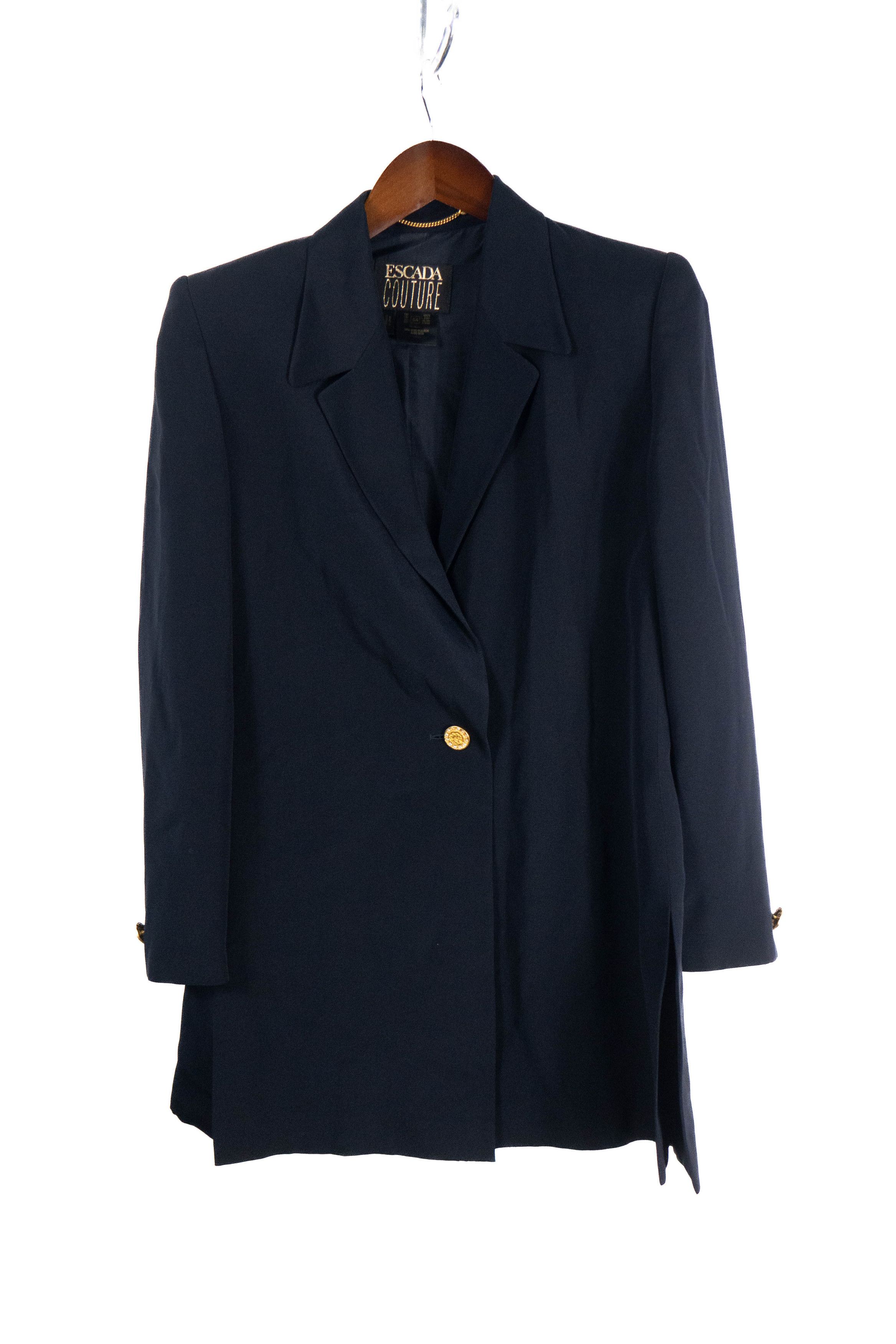 Escada × Vintage Escada Couture vintage silk blazer elegant old money Size XS / US 0-2 / IT 36-38 - 1 Thumbnail