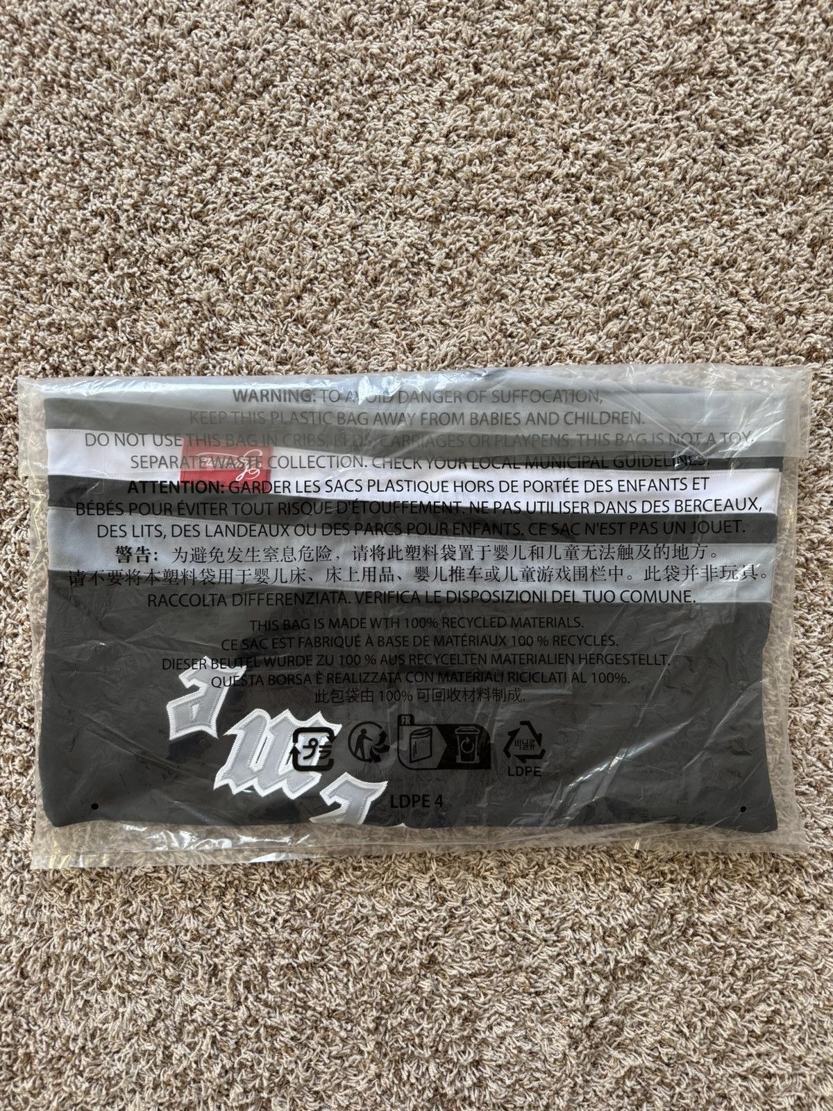 Supreme Supreme Fire & Ice Patches Hockey Jersey Black Grey Size US L / EU 52-54 / 3 - 22 Thumbnail