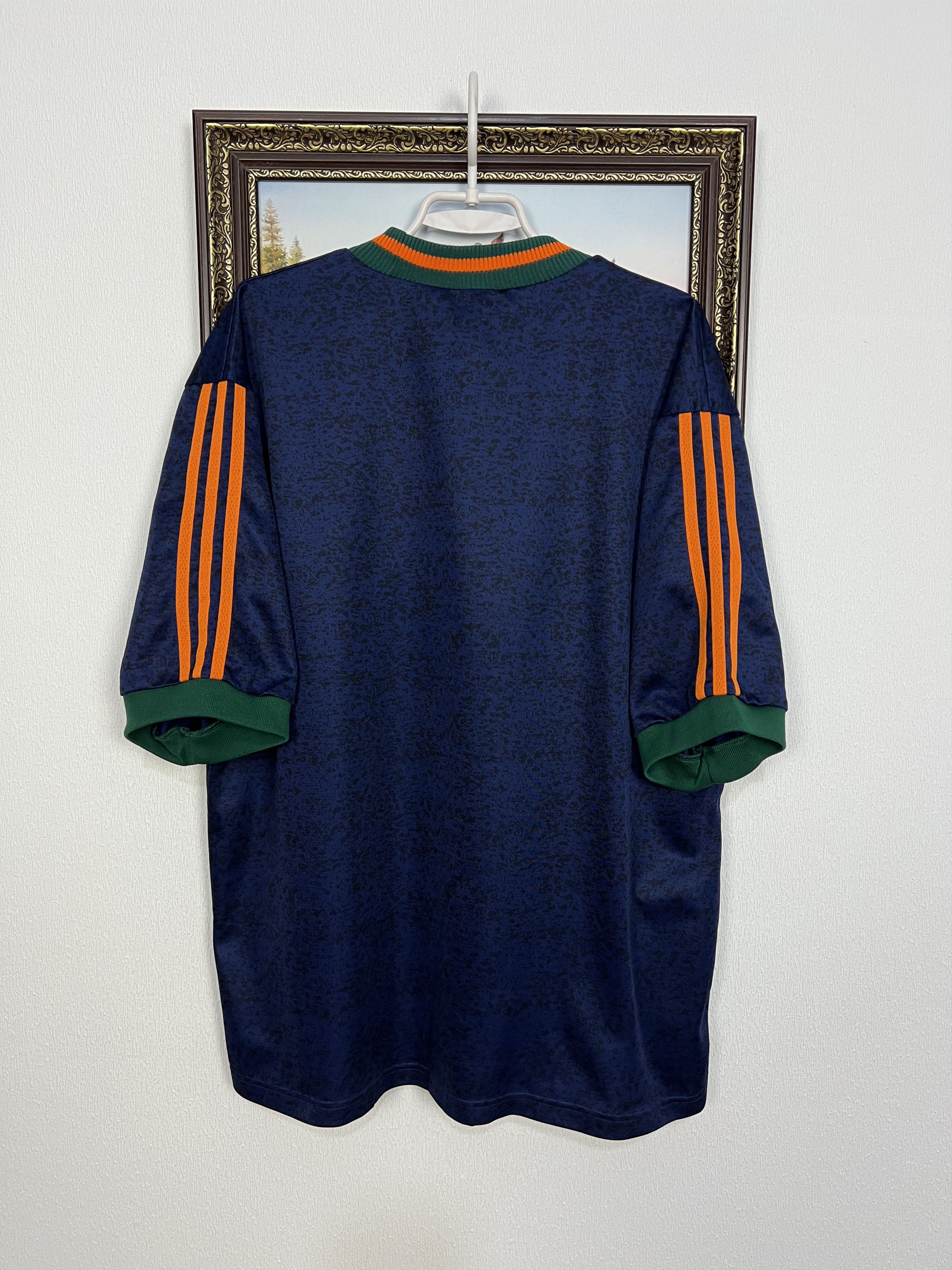 Adidas Newcastle Away football shirt 1997 Soccer Jersey Trikot Rare Size US XL / EU 56 / 4 - 7 Thumbnail