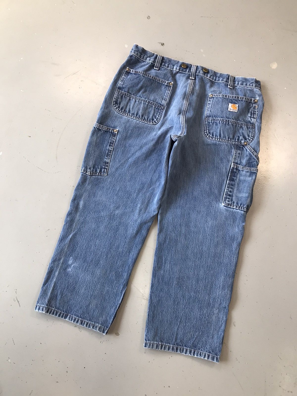 Carhartt × Vintage Vintage Carhartt b01 double knee denim Size US 38 / EU 54 - 10 Thumbnail