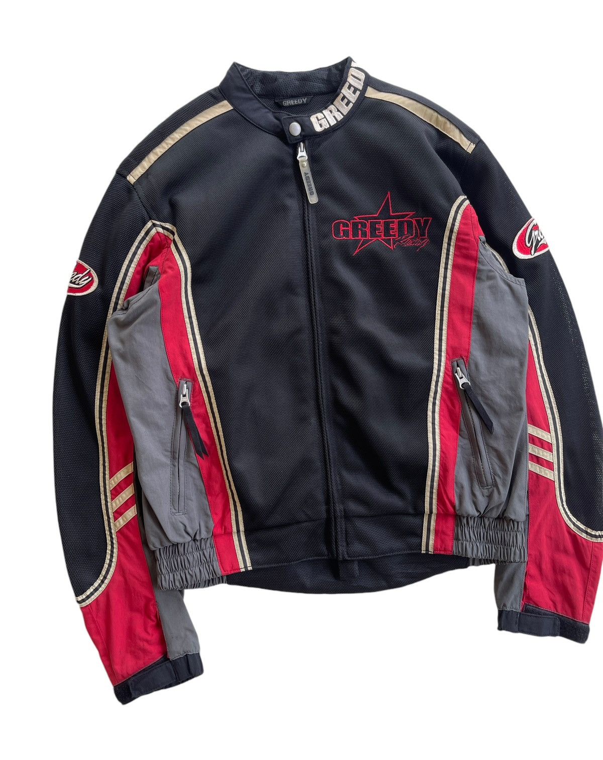 Vintage Vintage Greedy Racing Bikers Jacket Size US M / EU 48-50 / 2 - 6 Thumbnail