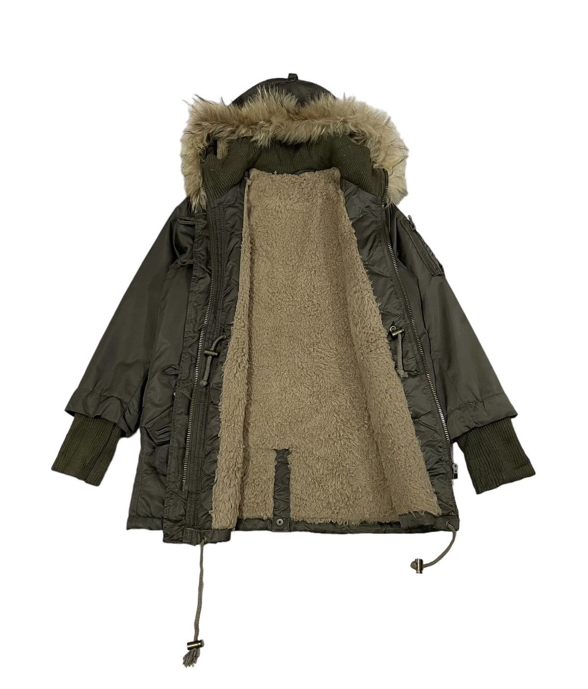 If Six Was Nine Vintage Japanese Brand Parka Sherpa Jacket Size US XS / EU 42 / 0 - 5 Thumbnail