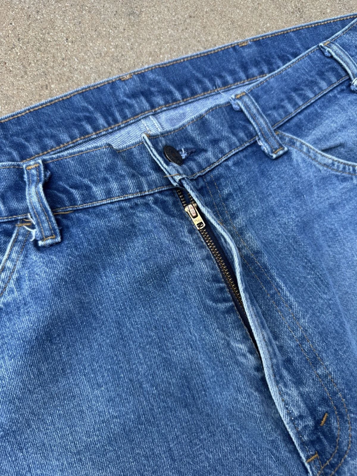 Levi's × Vintage Vtg 70’s Levi’s 646 Orange Tab Bellbottom Flare Jeans 36x28 Size US 36 / EU 52 - 5 Thumbnail