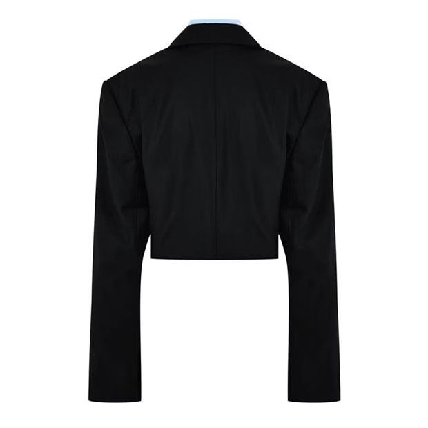 Alexander Wang o1g2r1mq0824 Cropped Blazers in Black Size S / US 4 / IT 40 - 2 Thumbnail