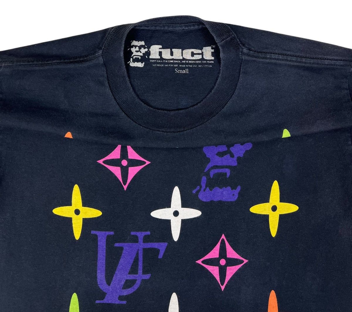 FUCT × Girl Skateboards VINTAGE SUNFADED FUCT LV MONOGRAM TEE Size US S / EU 44-46 / 1 - 4 Thumbnail