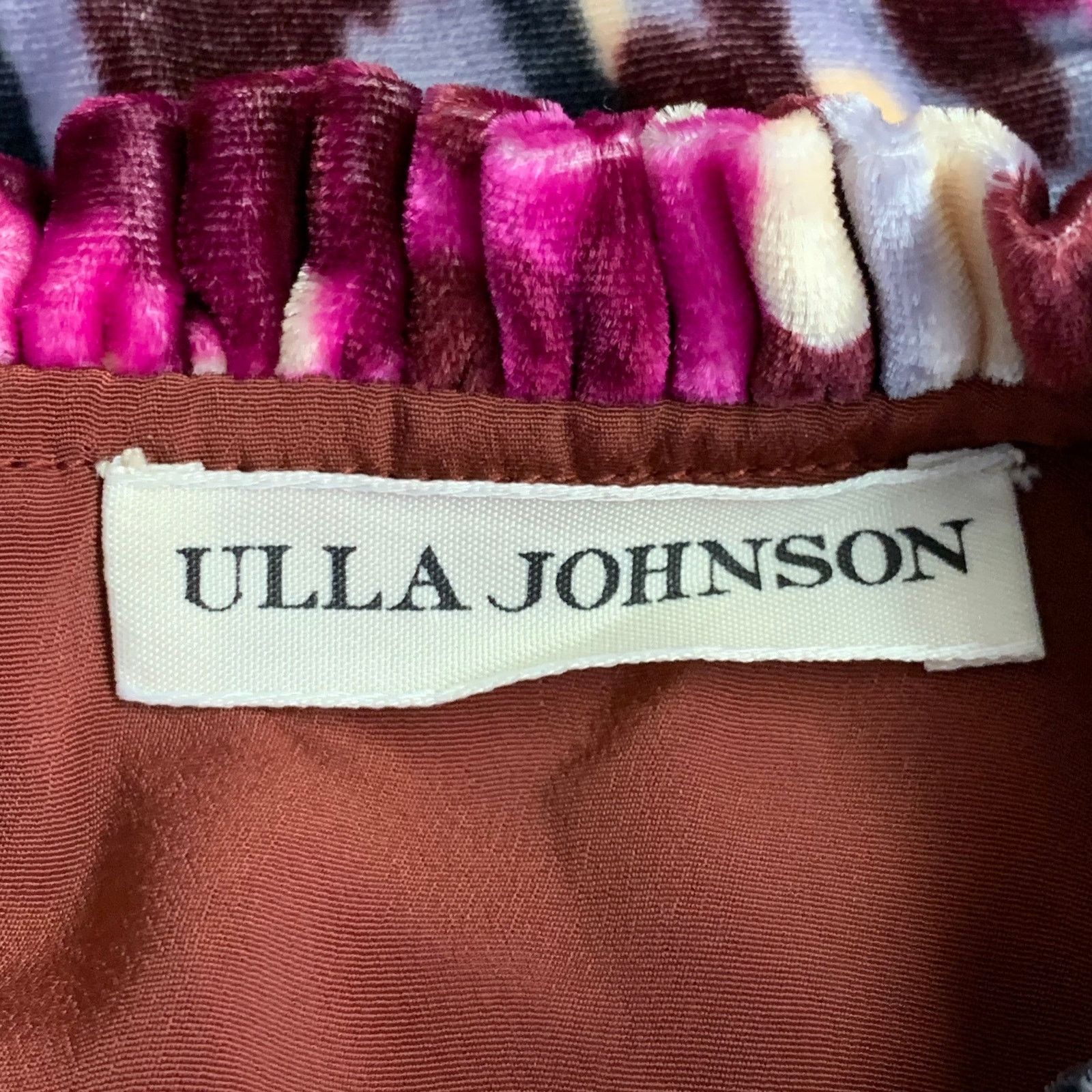 Ulla Johnson ULLA JOHNSON Velour Abstract Floral Beaded Blouse Size XS / US 0-2 / IT 36-38 - 7 Thumbnail