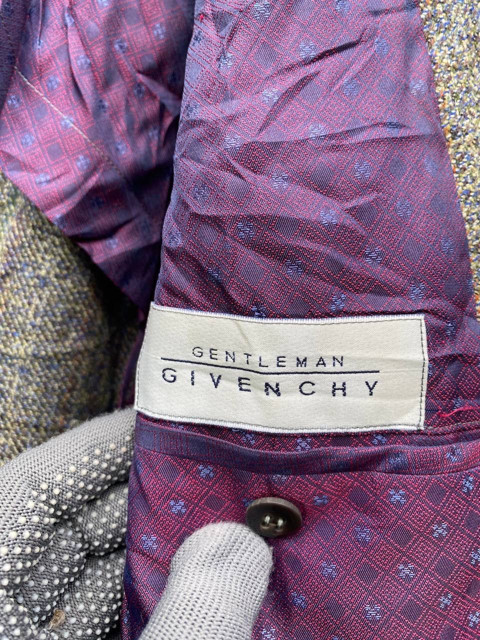 Givenchy Vintage 80s Givenchy Gentleman Double Breasted Coat Size US L / EU 52-54 / 3 - 8 Thumbnail