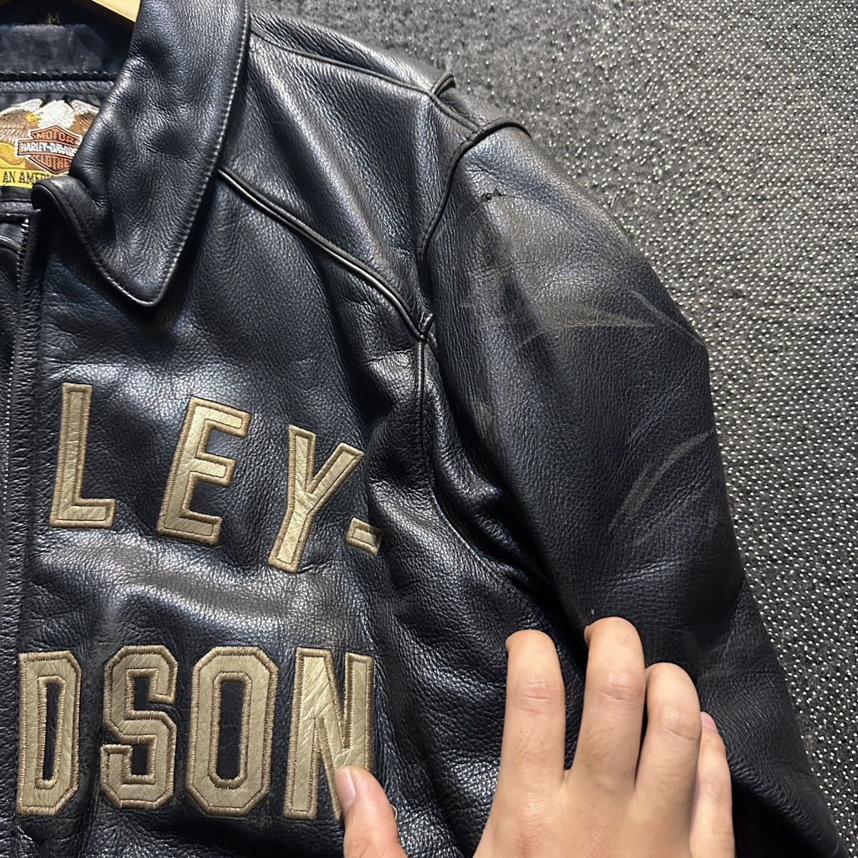 Harley Davidson Vtg Harley Davidson Leather Jacket Size US M / EU 48-50 / 2 - 9 Thumbnail