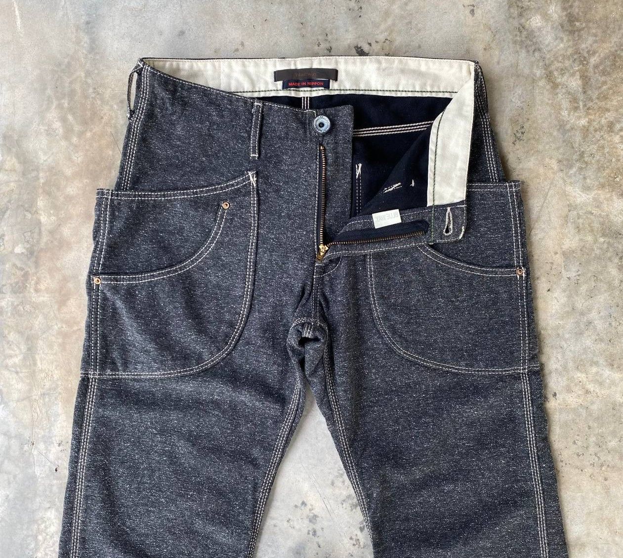 Blue Blue Japan BLUE WAY JAPAN PRISONER SALT PAPER CARGO PANT Size US 30 / EU 46 - 9 Thumbnail
