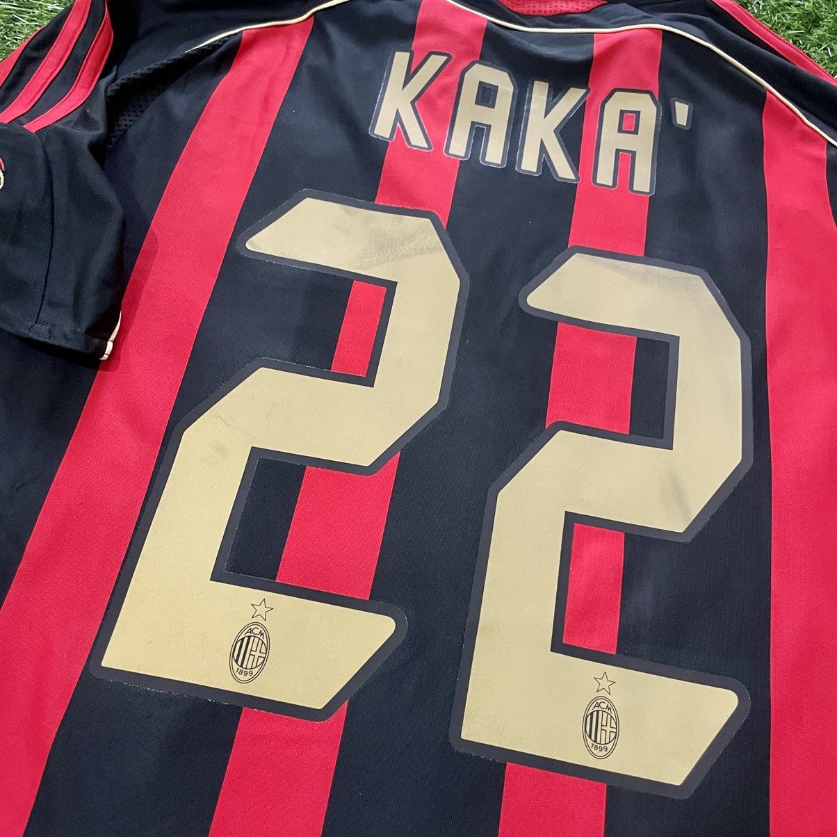 Adidas Adidas Ac Milan Home 2006-07 Kaka #22 BNWT Soccer Jersey Size US M / EU 48-50 / 2 - 8 Thumbnail