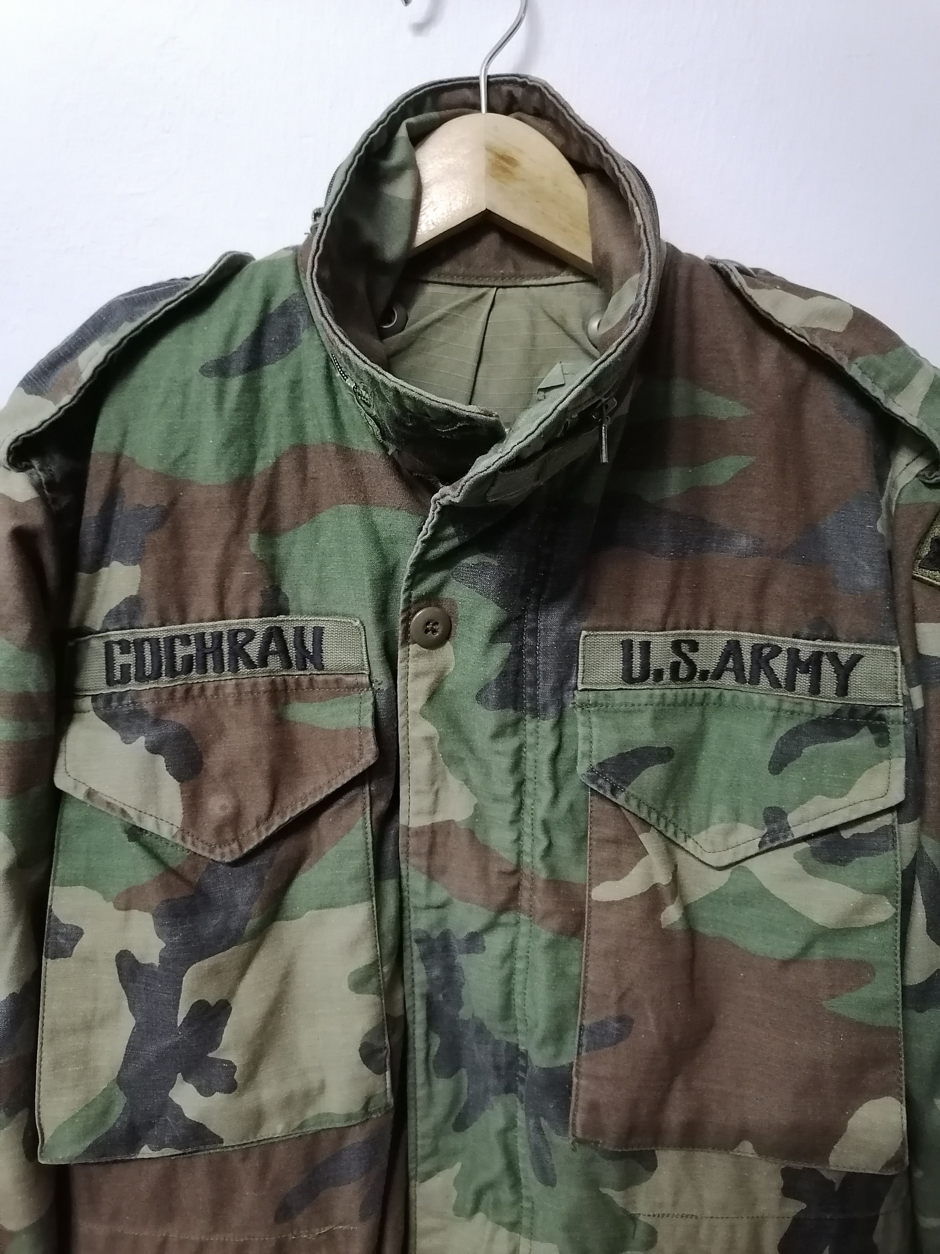 Alpha Industries 80s Alpha Industries Woodland Camouflage M65 Field Jackets Size US XS / EU 42 / 0 - 5 Thumbnail
