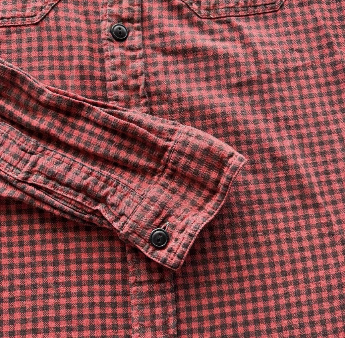 RRL Ralph Lauren RRL Ralph Lauren Double RL Cotton Linen Plaid Shirt K22 Size US S / EU 44-46 / 1 - 4 Thumbnail