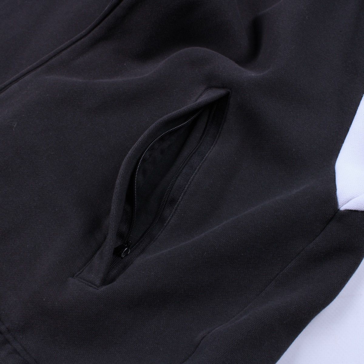 Nike × Vintage NIKE Vintage Cotton Full Zip Pockets Sweater Jacket Size US L / EU 52-54 / 3 - 14 Thumbnail